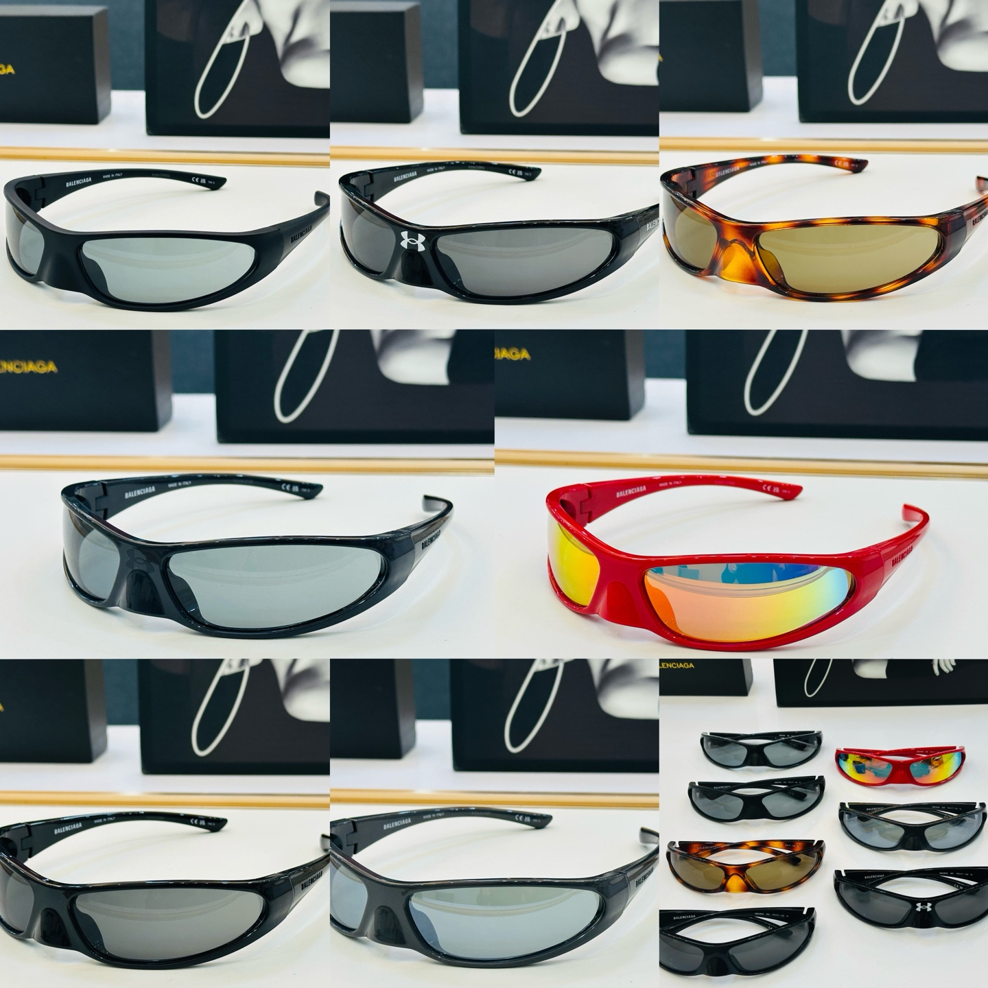 BALENCIAGA巴黎世家 BB0383S Size：76口17-120 版型很特别的设计让人一眼爱上