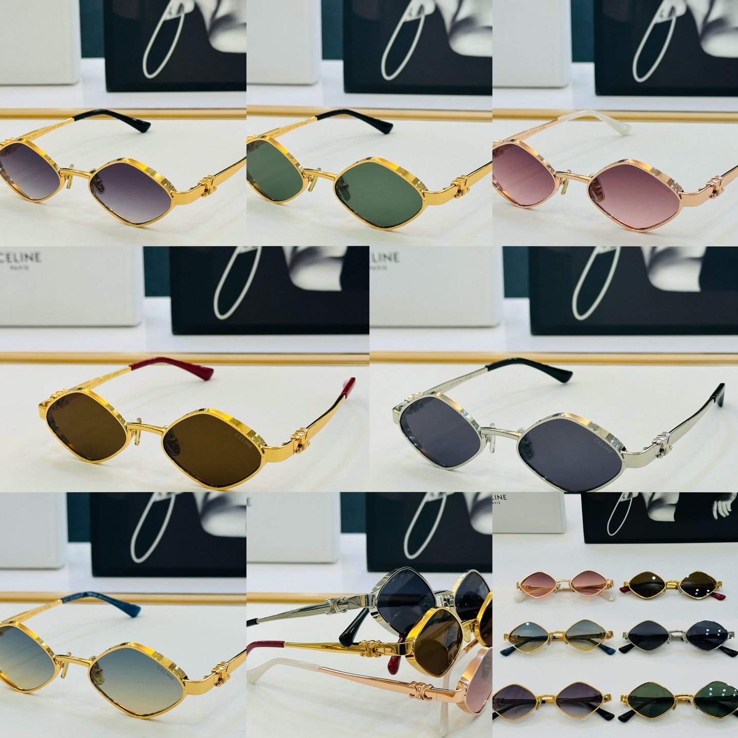 【CELINE】赛琳 CL42145U Size：51口20-143 一直热销的款式 欧美风 光泽度好 