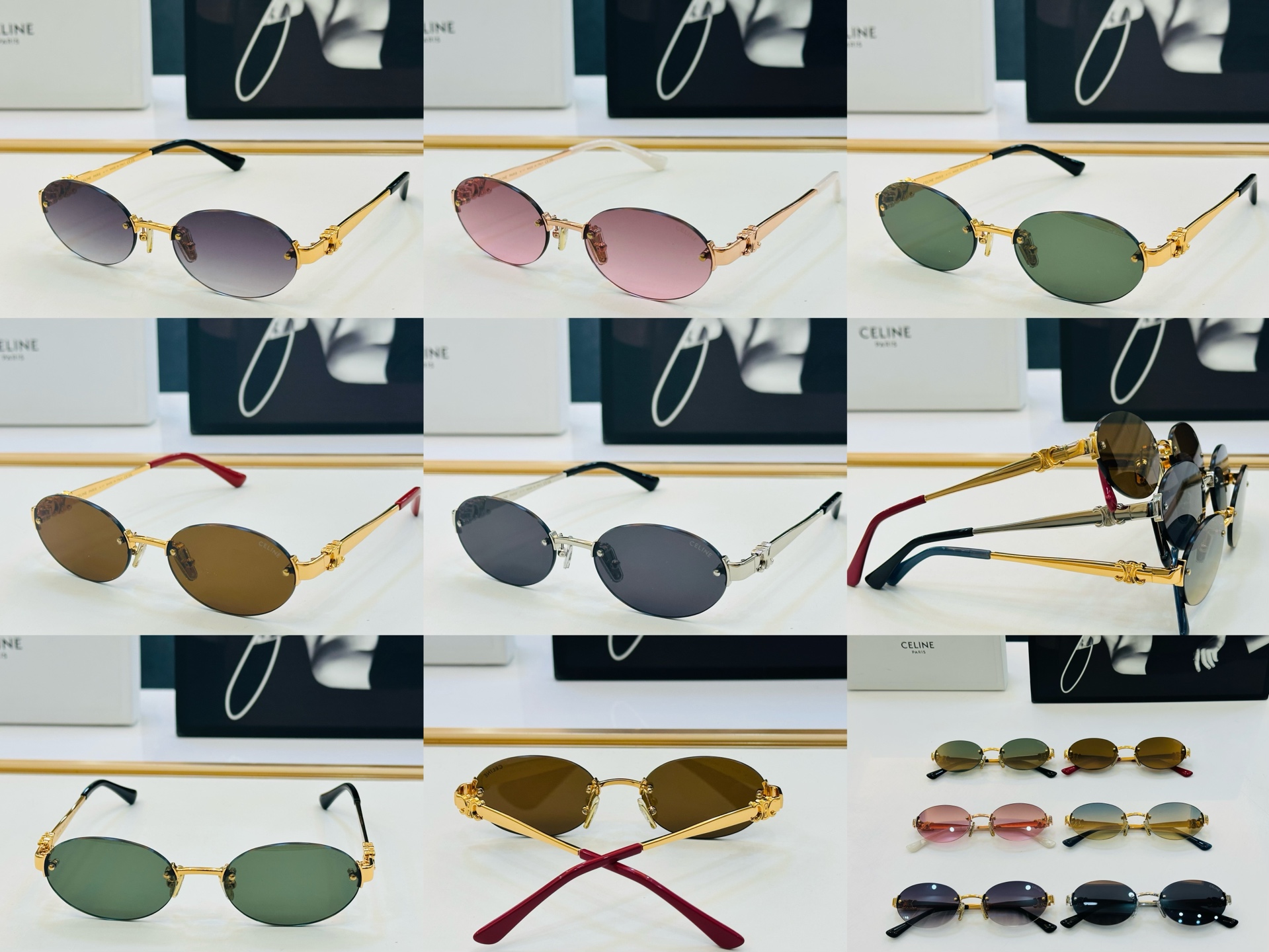 【CELINE】赛琳 CL42140U Size：55口19-143 一直热销的款式 欧美风 光泽度好 