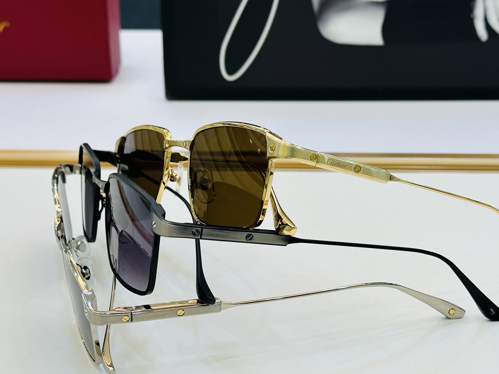 Cartie* 卡家 CT0613O太阳镜 Size：53口20-145 工艺精湛气质十足！q男女同款 