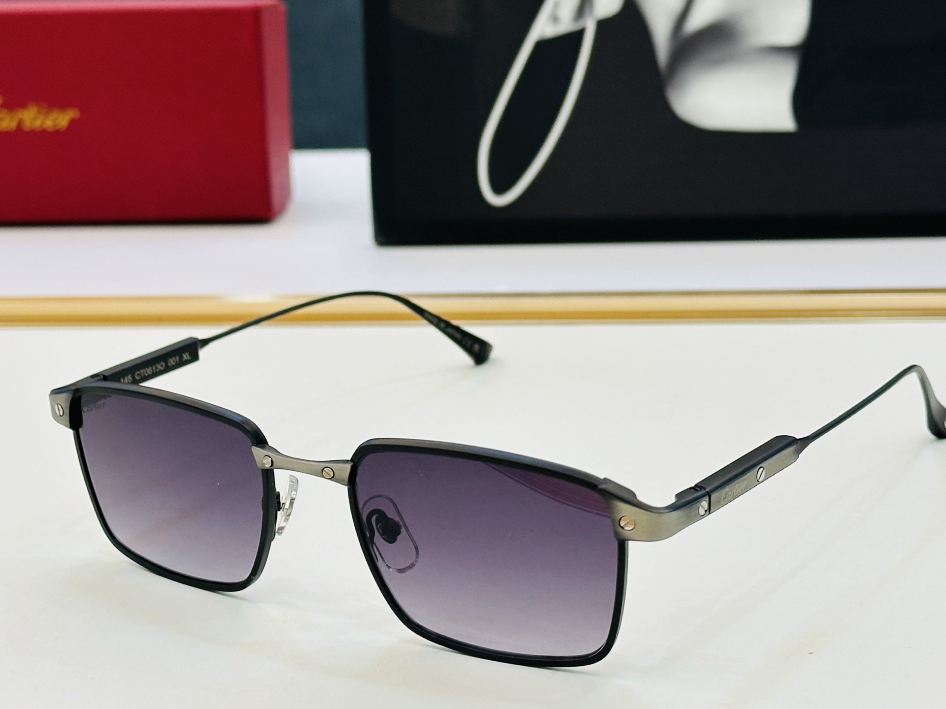 Cartie* 卡家 CT0613O太阳镜 Size：53口20-145 工艺精湛气质十足！q男女同款 