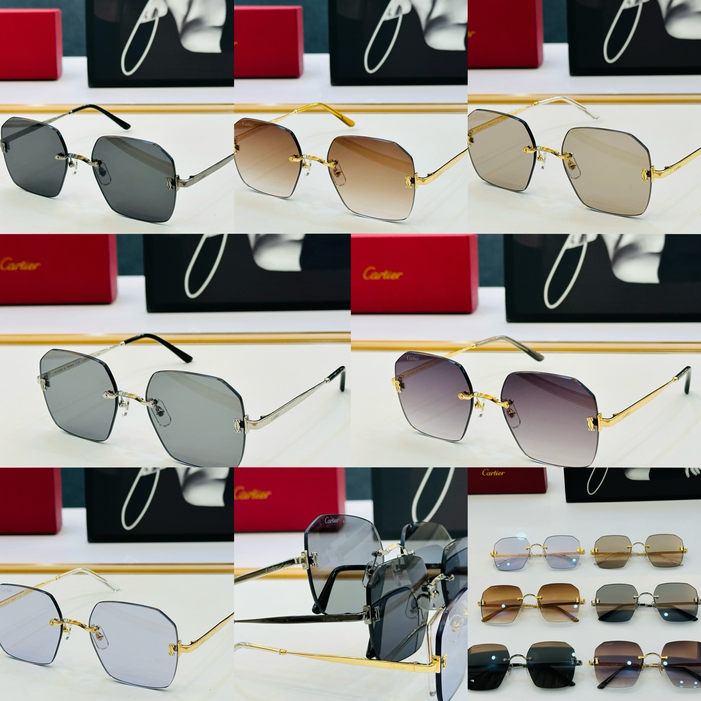 Cartie* 卡家 太阳镜 CT0591S Size：55口19-140 电镀工艺精湛气质十足！CC男