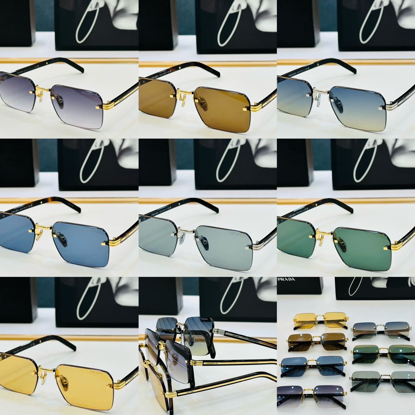 🔺PRAD*🔻普家 PR D55S Size：55口19-145 眼镜系列堪称精湛制作 彰显独特个性 C