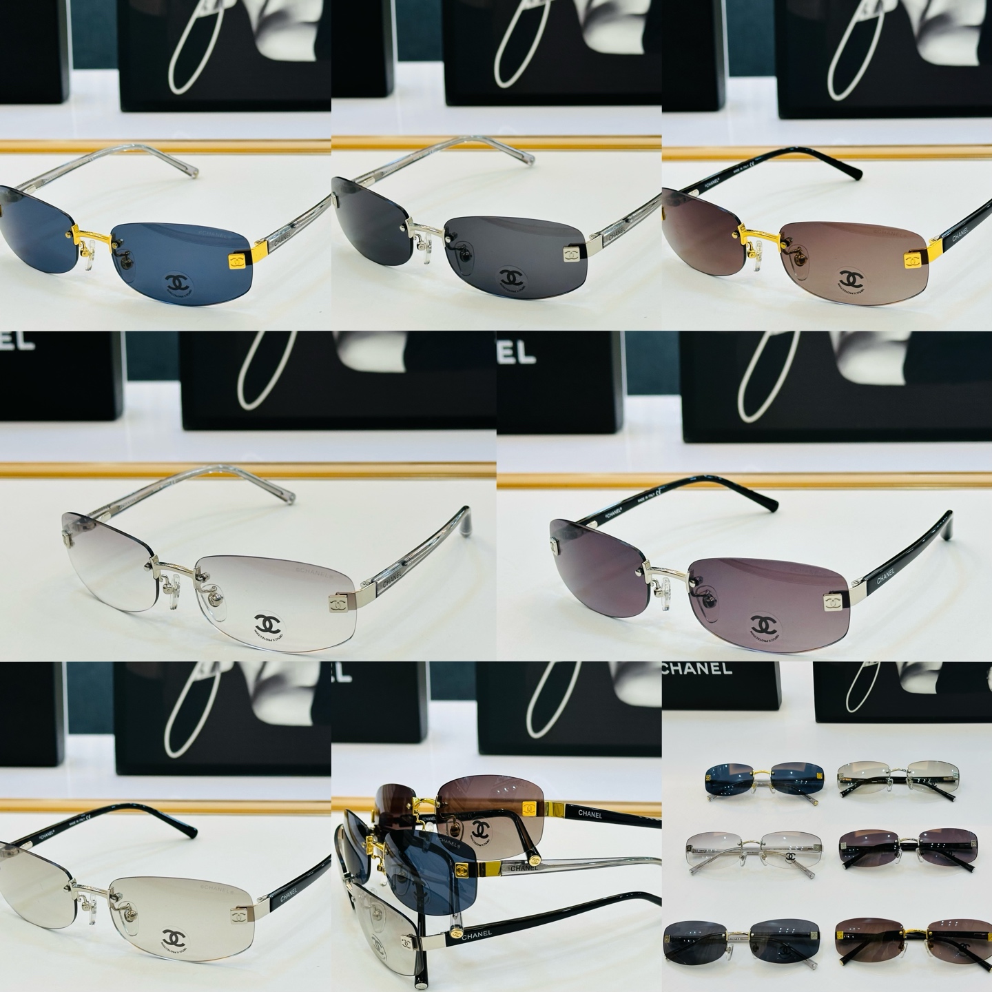 CHANE*香家 CH4067 SIZE：57口18-130 潮流爆款 太阳镜 😍😍高品质 F网红潮款墨