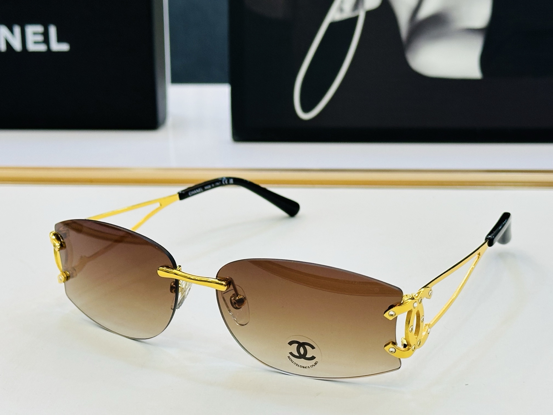 CHANE*香家 CH4087 SIZE：60口16-135 潮流爆款 太阳镜 😍😍高品质 F网红潮款墨