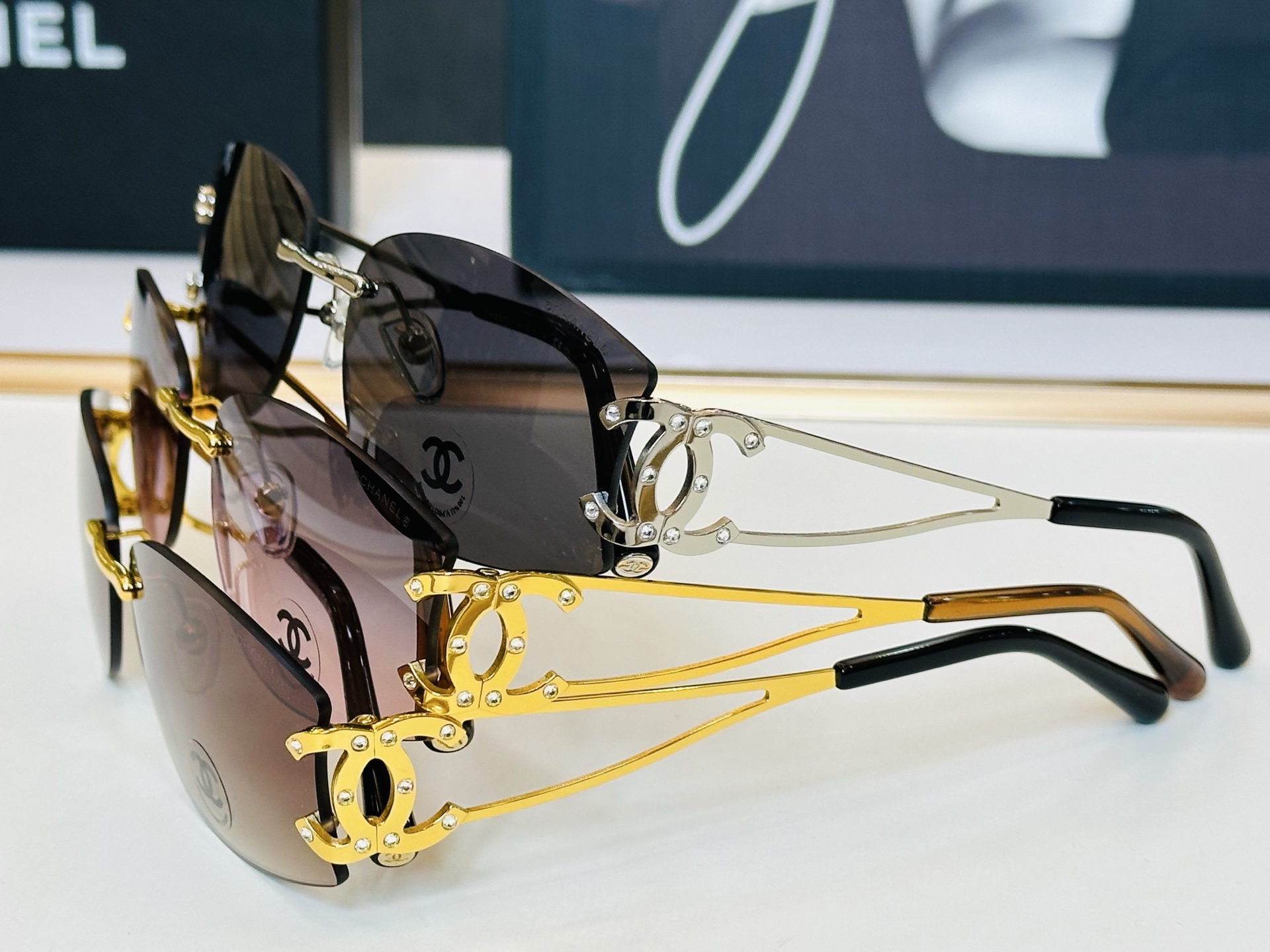 CHANE*香家 CH4087 SIZE：60口16-135 潮流爆款 太阳镜 😍😍高品质 F网红潮款墨