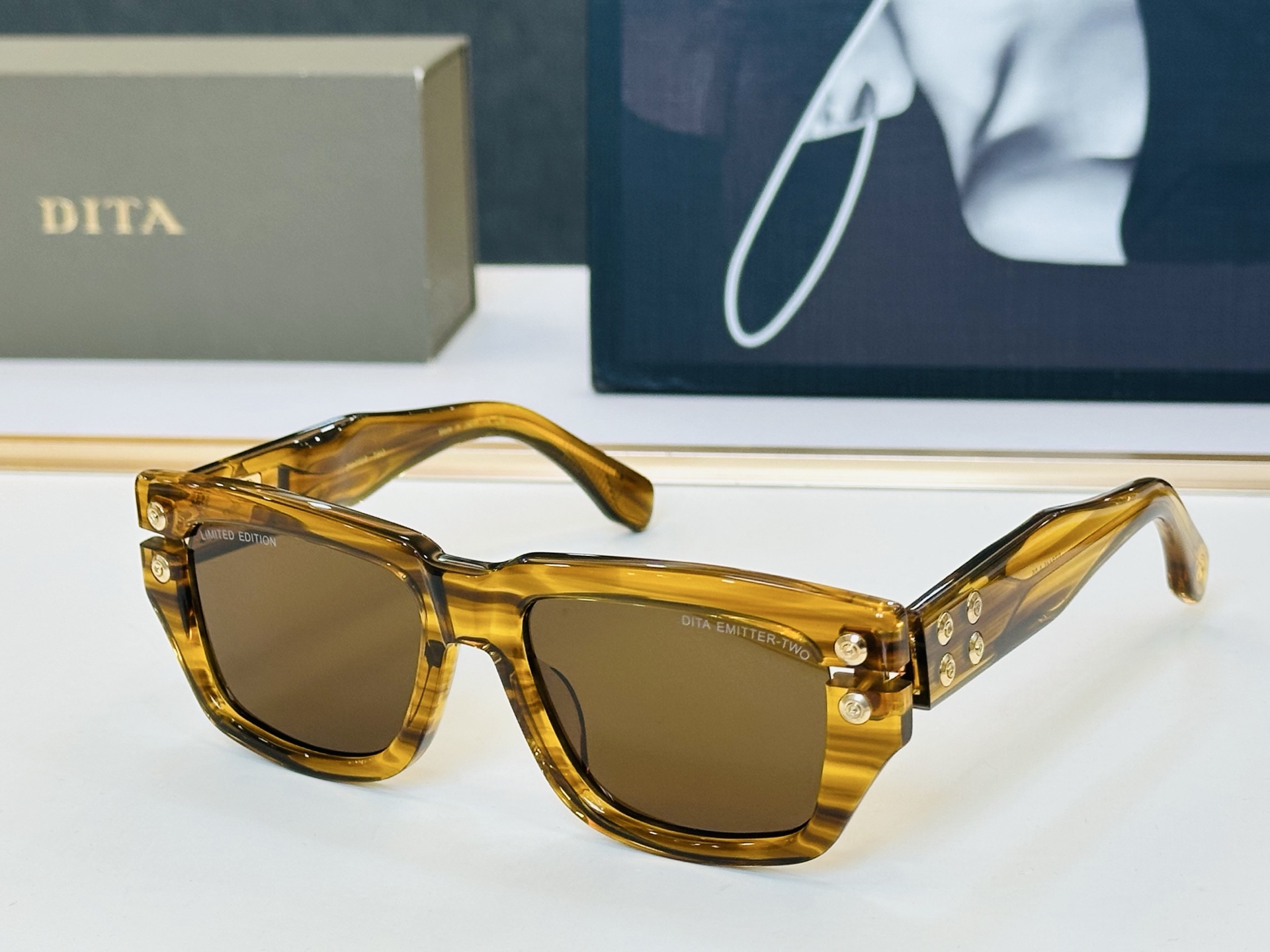 官网款 DlT* 迪塔 DTS445 Size：54口18-145 意大利最新原单货 [得意][得意]男