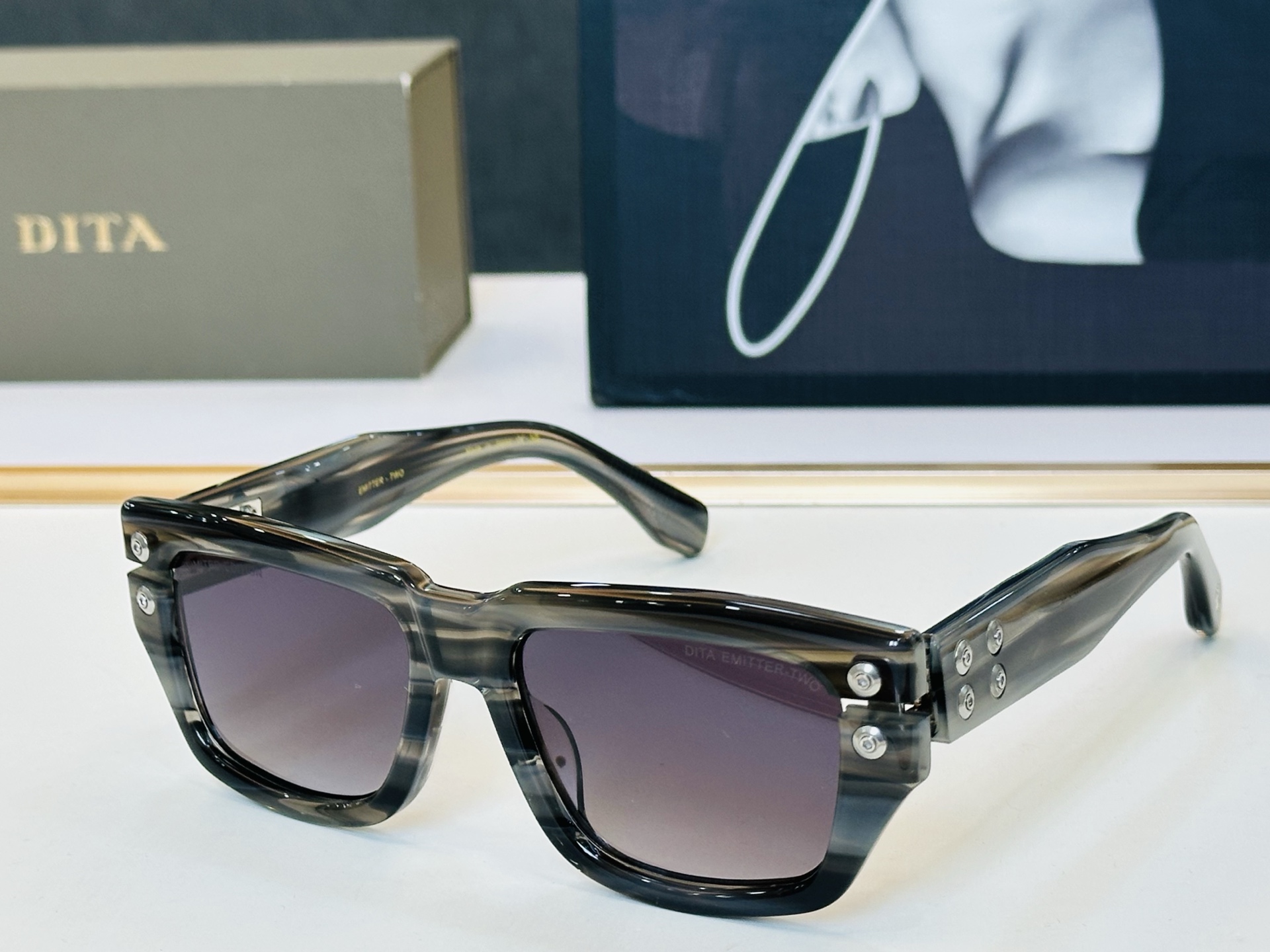 官网款 DlT* 迪塔 DTS445 Size：54口18-145 意大利最新原单货 [得意][得意]男