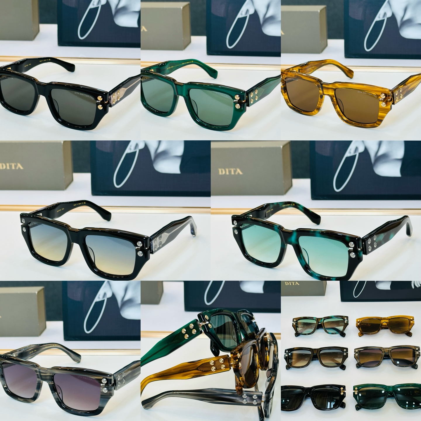 官网款 DlT* 迪塔 DTS445 Size：54口18-145 意大利最新原单货 [得意][得意]男