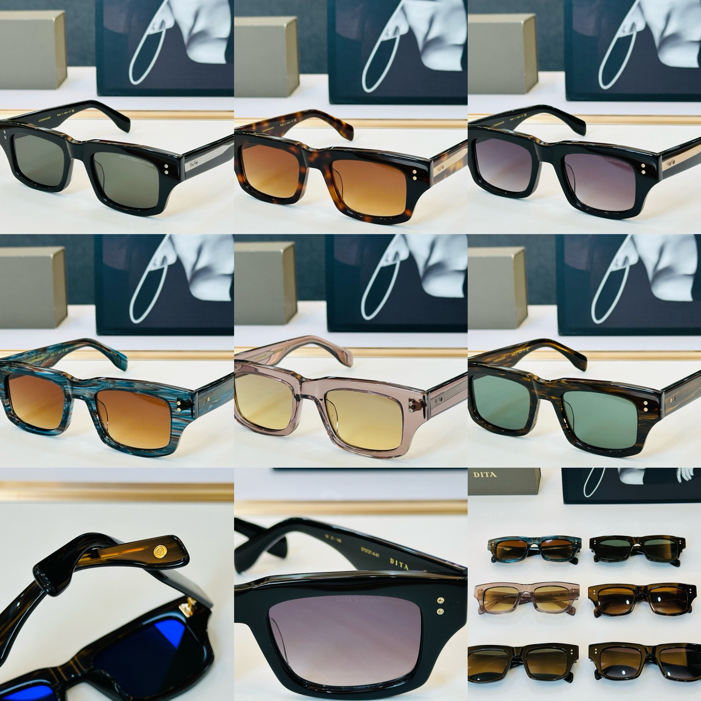 官网款 DlT* 迪塔 DTS727 Size：50口21-148 意大利最新原单货 [得意][得意]男