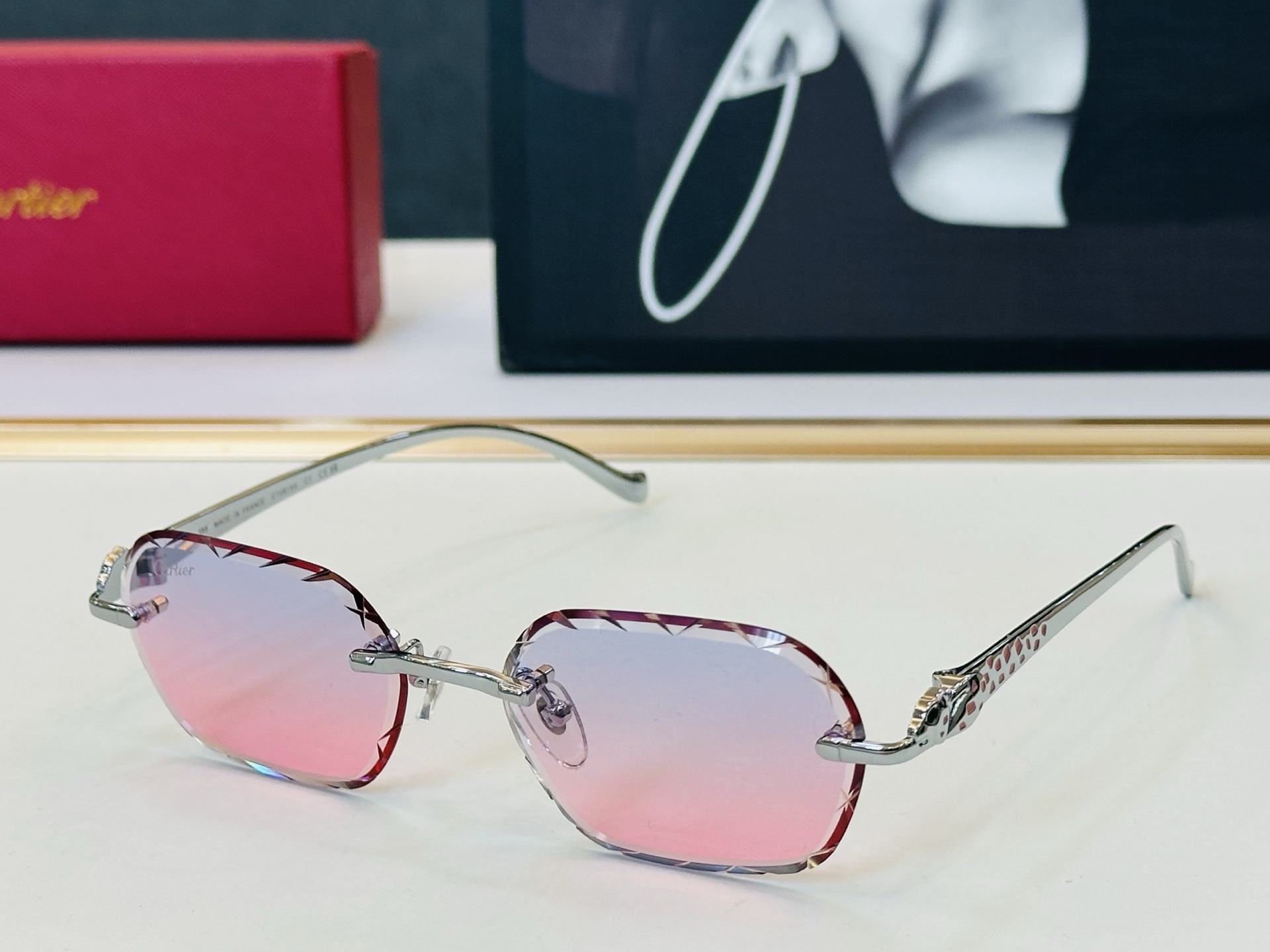 🆕 原版Cartie* 卡家 官网经典款 太阳镜 CT0916S Size：56口17-135 电镀工艺