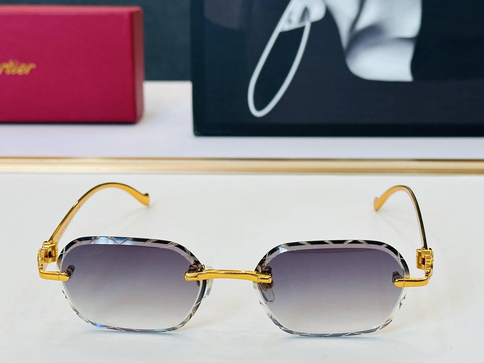 🆕 原版Cartie* 卡家 官网经典款 太阳镜 CT0916S Size：56口17-135 电镀工艺