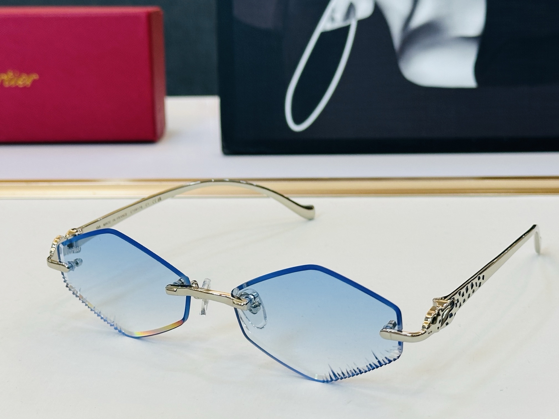 🆕 原版Cartie* 卡家 官网经典款 太阳镜 CT0917S Size：56口17-135 电镀工艺