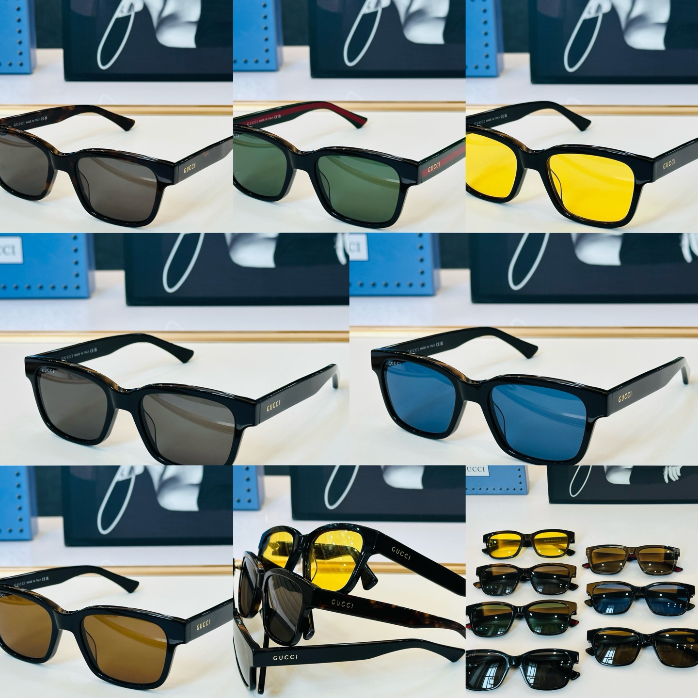 GUCC* 古家 GG1716S 🐝🐝系列 Size：54口19-145 🍁🍁 L超绝品质 。