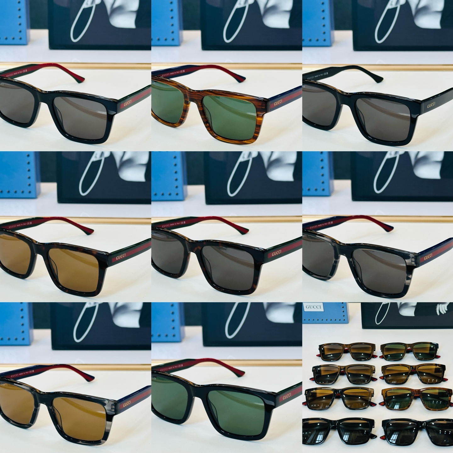 GUCC* 古家 GG1869S 🐝🐝系列 Size：53口19-145 🍁🍁 L超绝品质 。