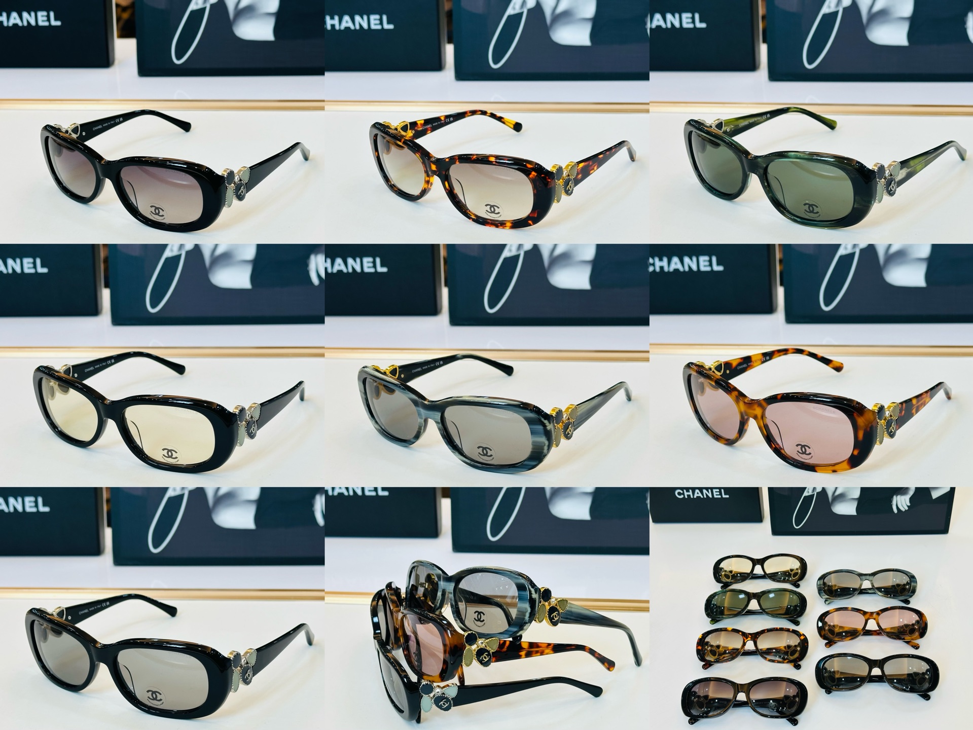 CHANE*香家 CH5181 SIZE：56口16-132 潮流爆款 太阳镜 😍😍高品质 F网红潮款墨