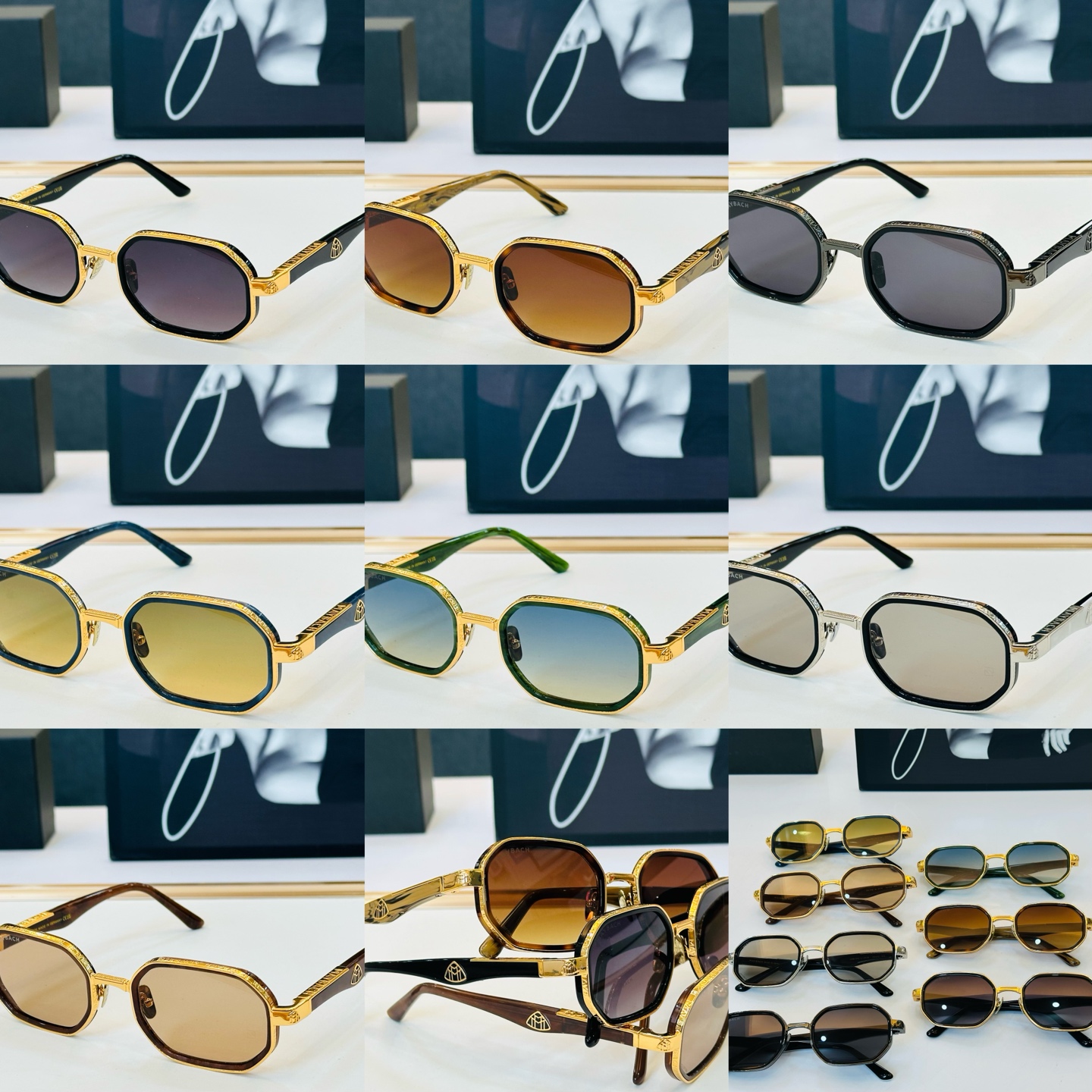 高品质 迈巴赫 🎉🎉做工精美💕💕MAYBAC*H Z178 Size：54口22-143 质感十足 b👍