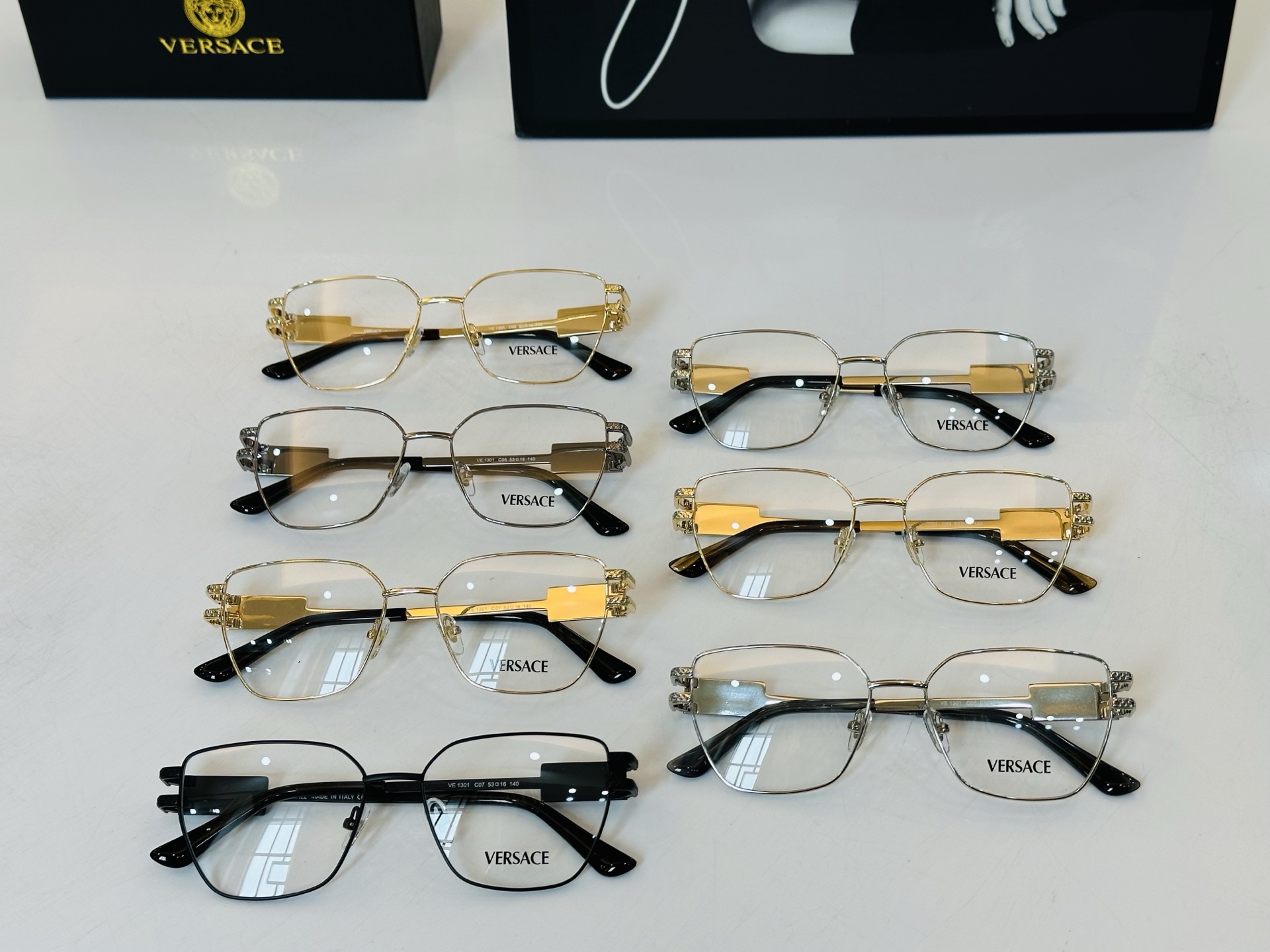 🎉🎉范思家 VERSACE✨✨✨MODEL：VE1301 Size：53口16-140 ✨L 有范