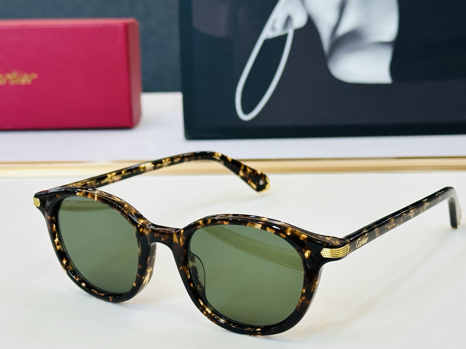 🆕 原版Cartie* 卡家 太阳镜 CT0584S Size：49口21-145 工艺精湛大牌品 C戴