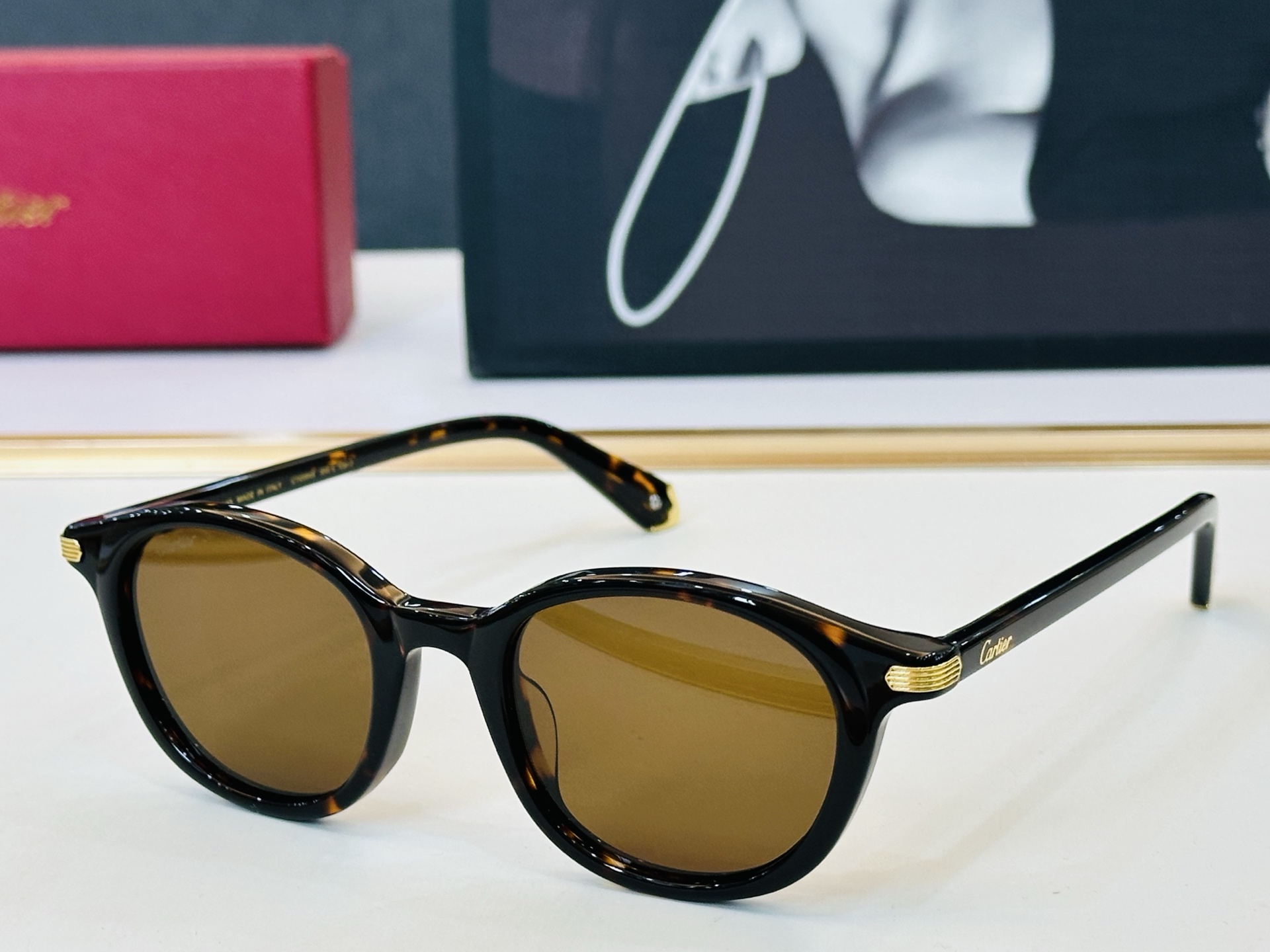 🆕 原版Cartie* 卡家 太阳镜 CT0584S Size：49口21-145 工艺精湛大牌品 C戴