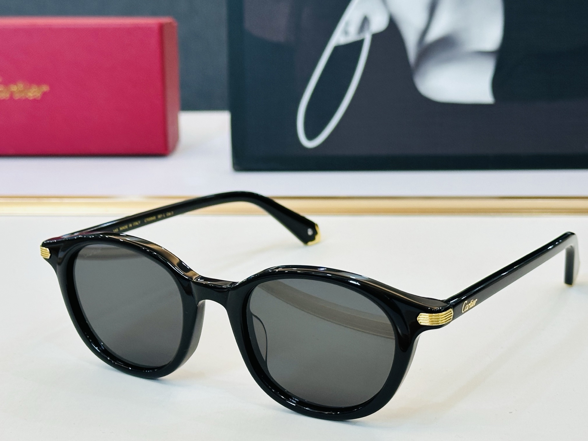 🆕 原版Cartie* 卡家 太阳镜 CT0584S Size：49口21-145 工艺精湛大牌品 C戴