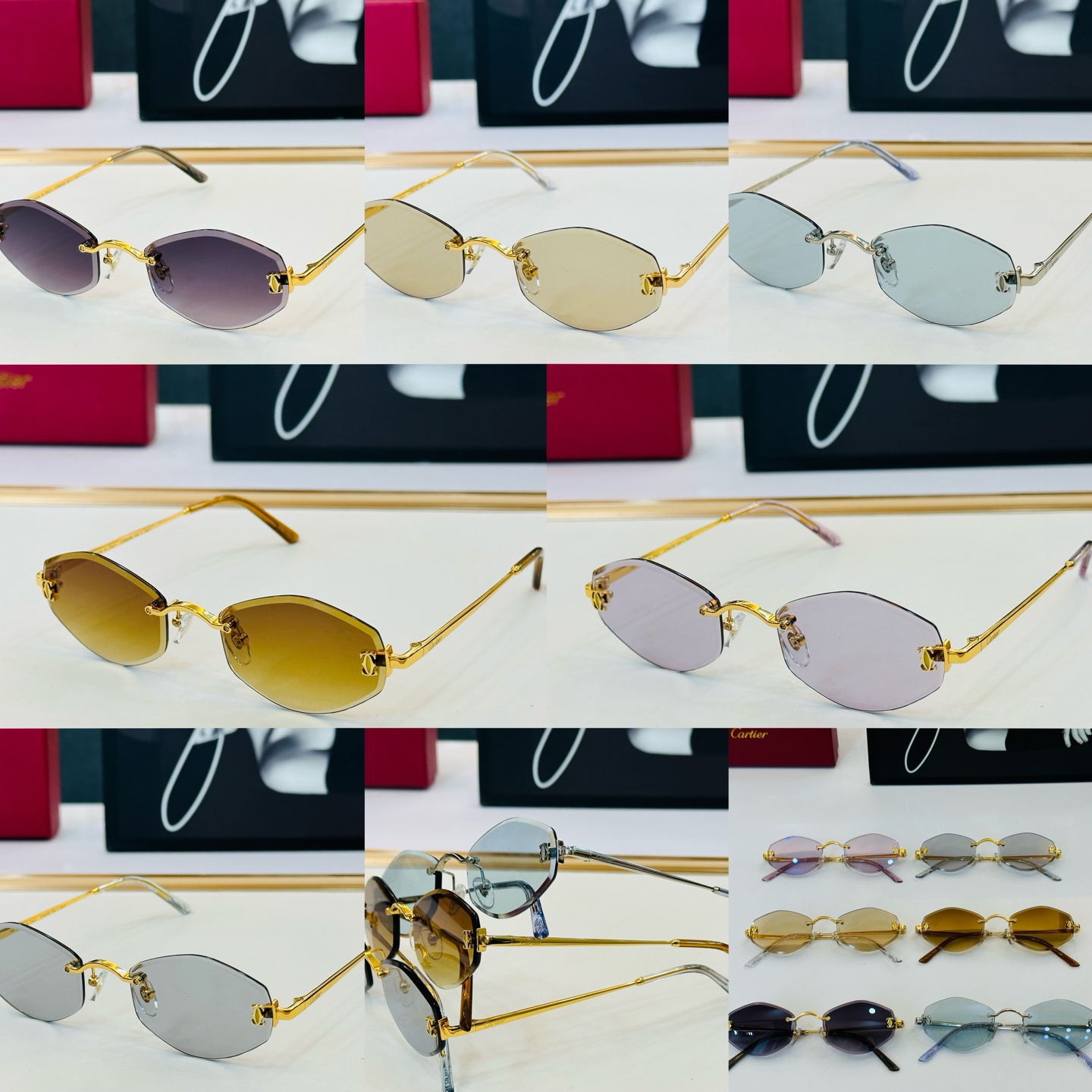 🆕 原版Cartie* 卡家 太阳镜 CT0678S Size：52口20-145 工艺精湛大牌品 C戴