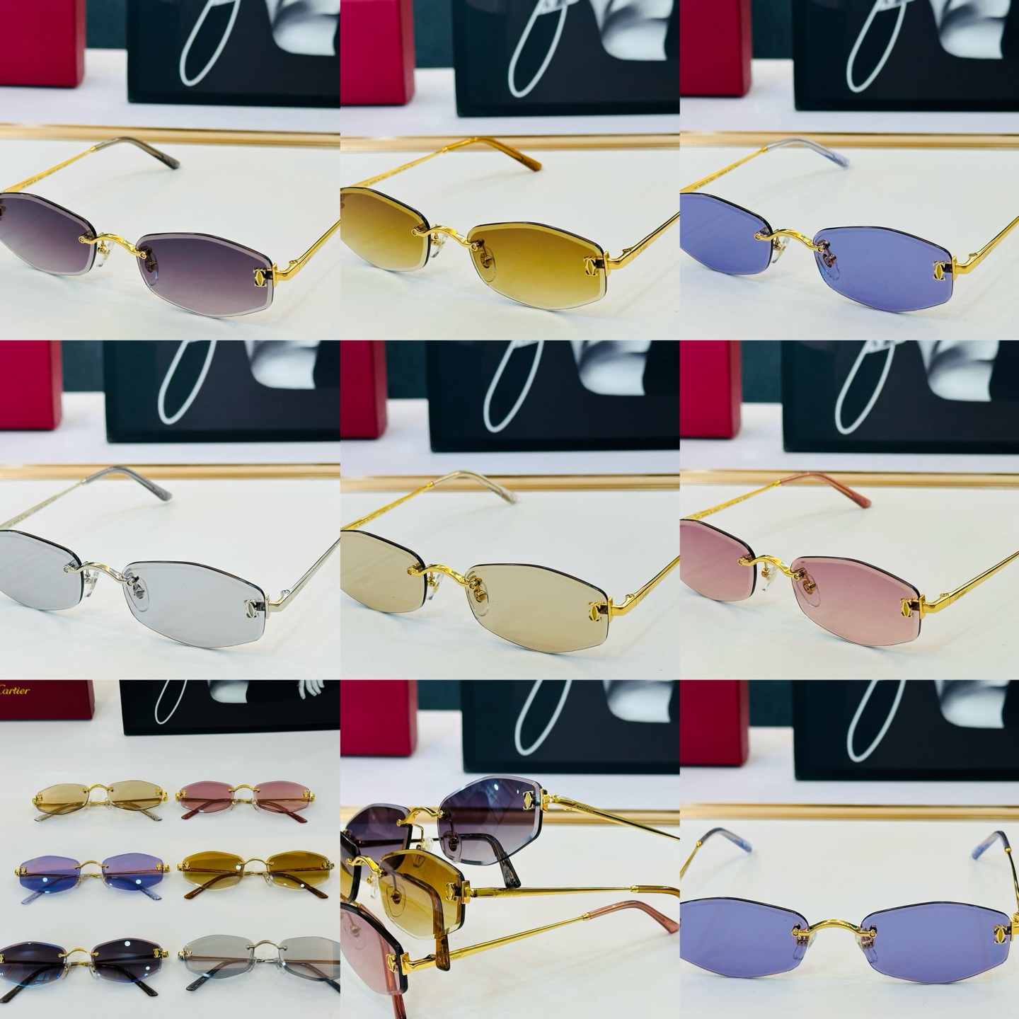 🆕 原版Cartie* 卡家 太阳镜 CT0677S Size：51口19-145 工艺精湛大牌品 C戴