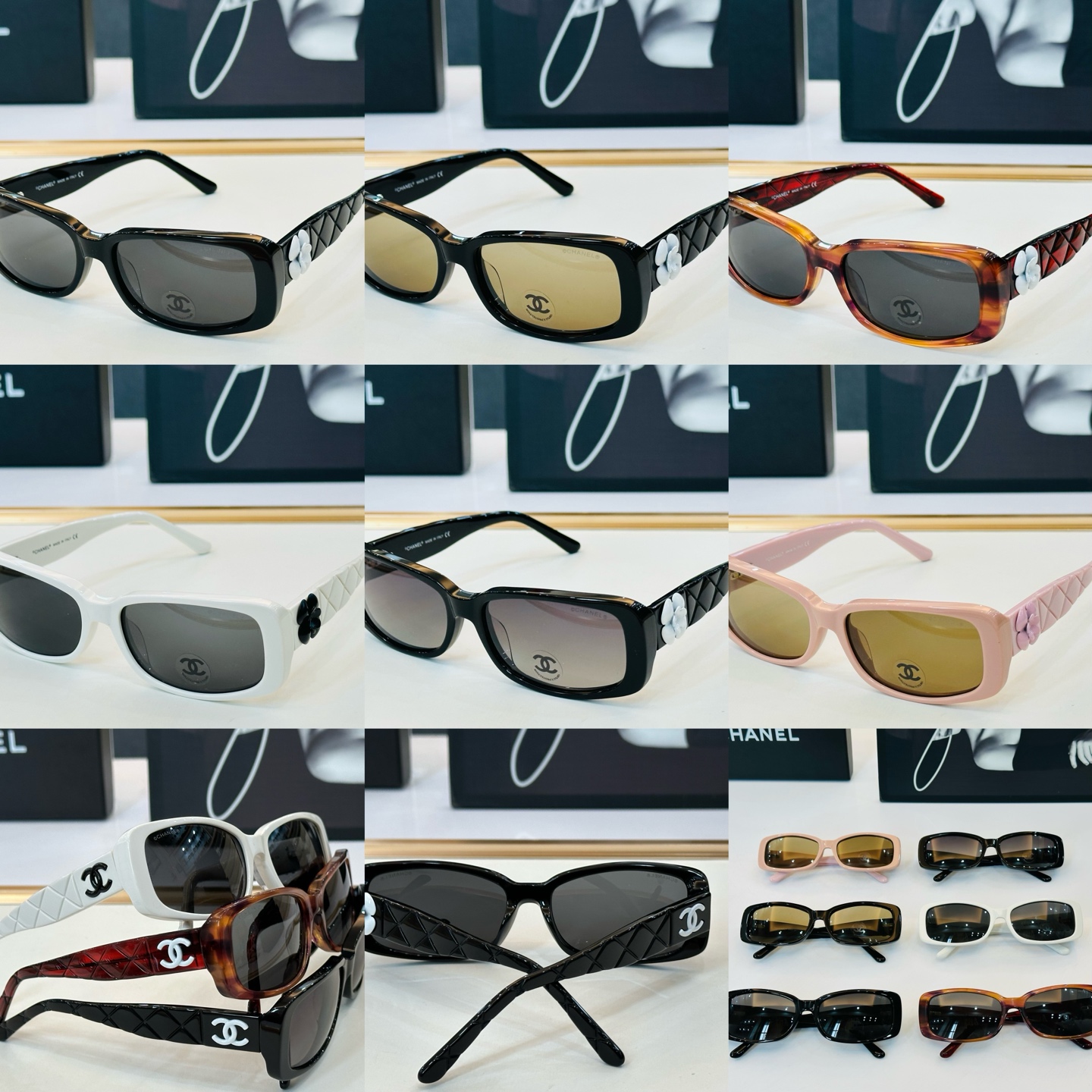 CHANE*香家 CH5111 SIZE：55口16-135 潮流爆款 太阳镜 😍😍高品质 F网红潮款墨