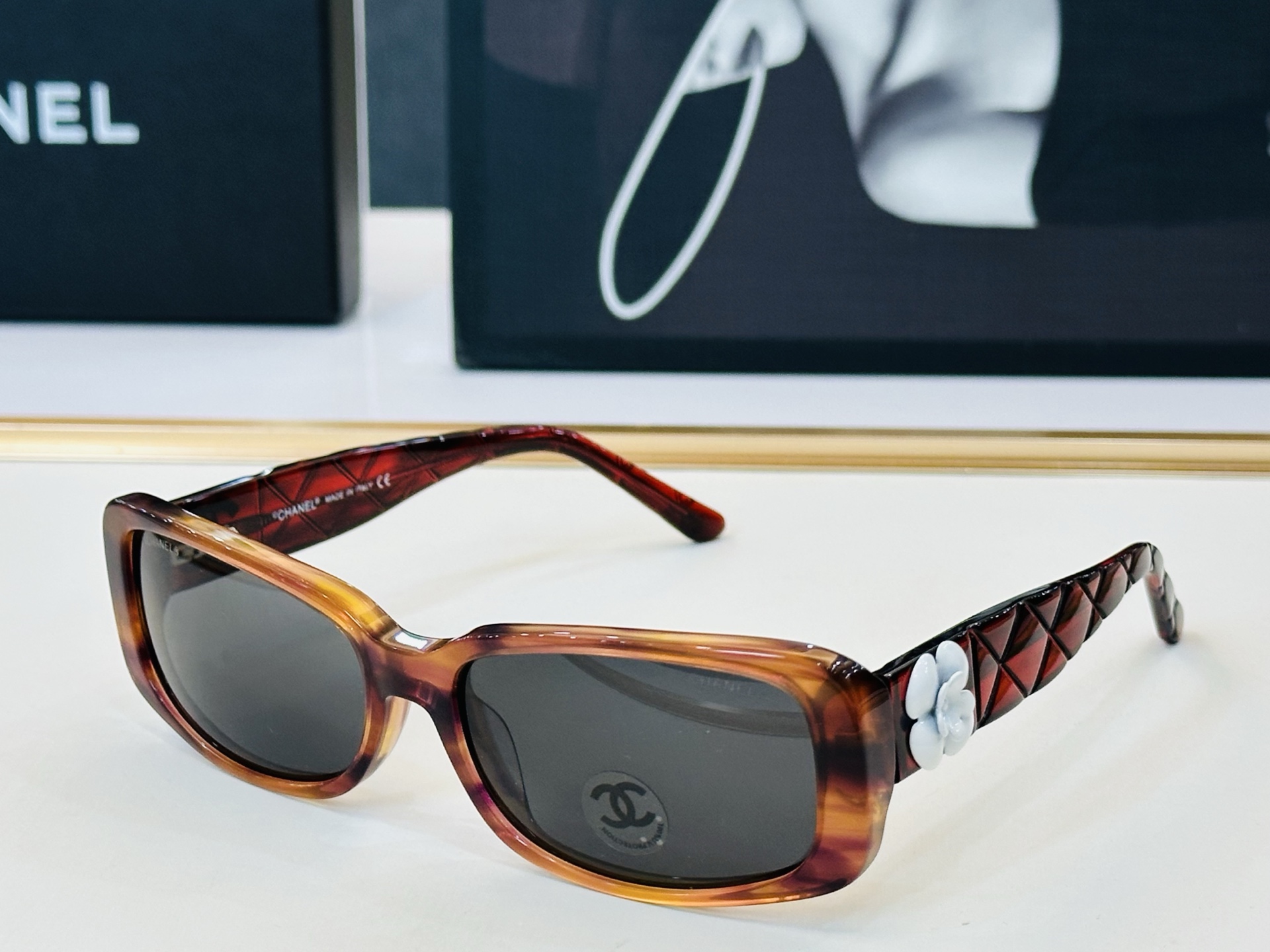 CHANE*香家 CH5111 SIZE：55口16-135 潮流爆款 太阳镜 😍😍高品质 F网红潮款墨