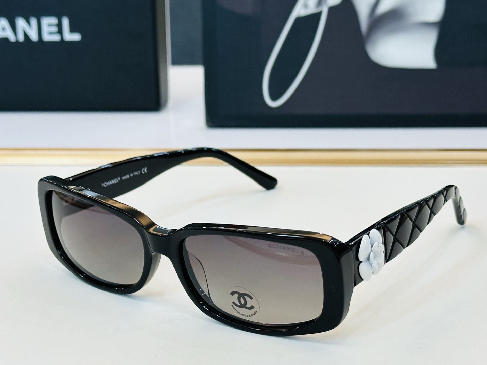 CHANE*香家 CH5111 SIZE：55口16-135 潮流爆款 太阳镜 😍😍高品质 F网红潮款墨
