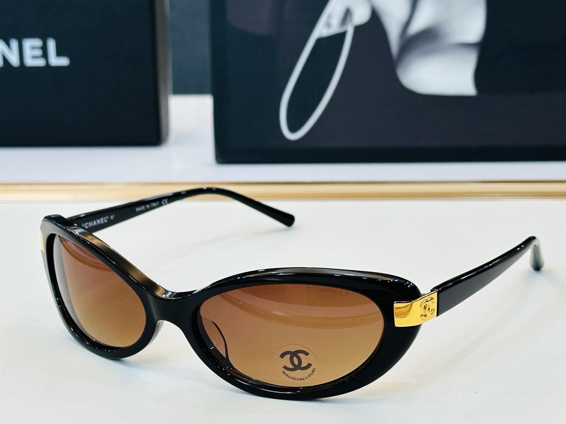 CHANE*香家 CH5027 SIZE：59口17-120 潮流爆款 太阳镜 😍😍高品质 F网红潮款墨