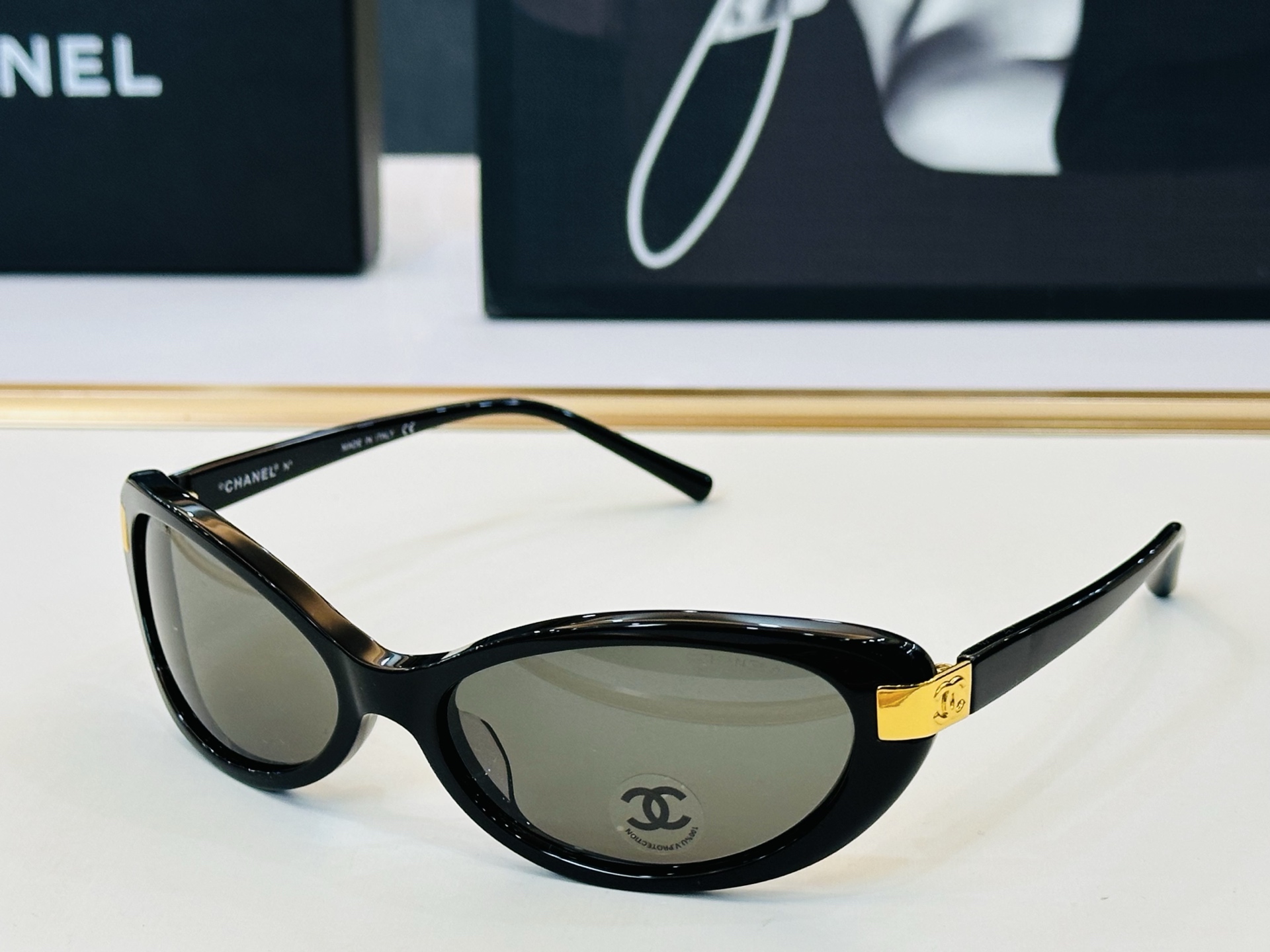 CHANE*香家 CH5027 SIZE：59口17-120 潮流爆款 太阳镜 😍😍高品质 F网红潮款墨