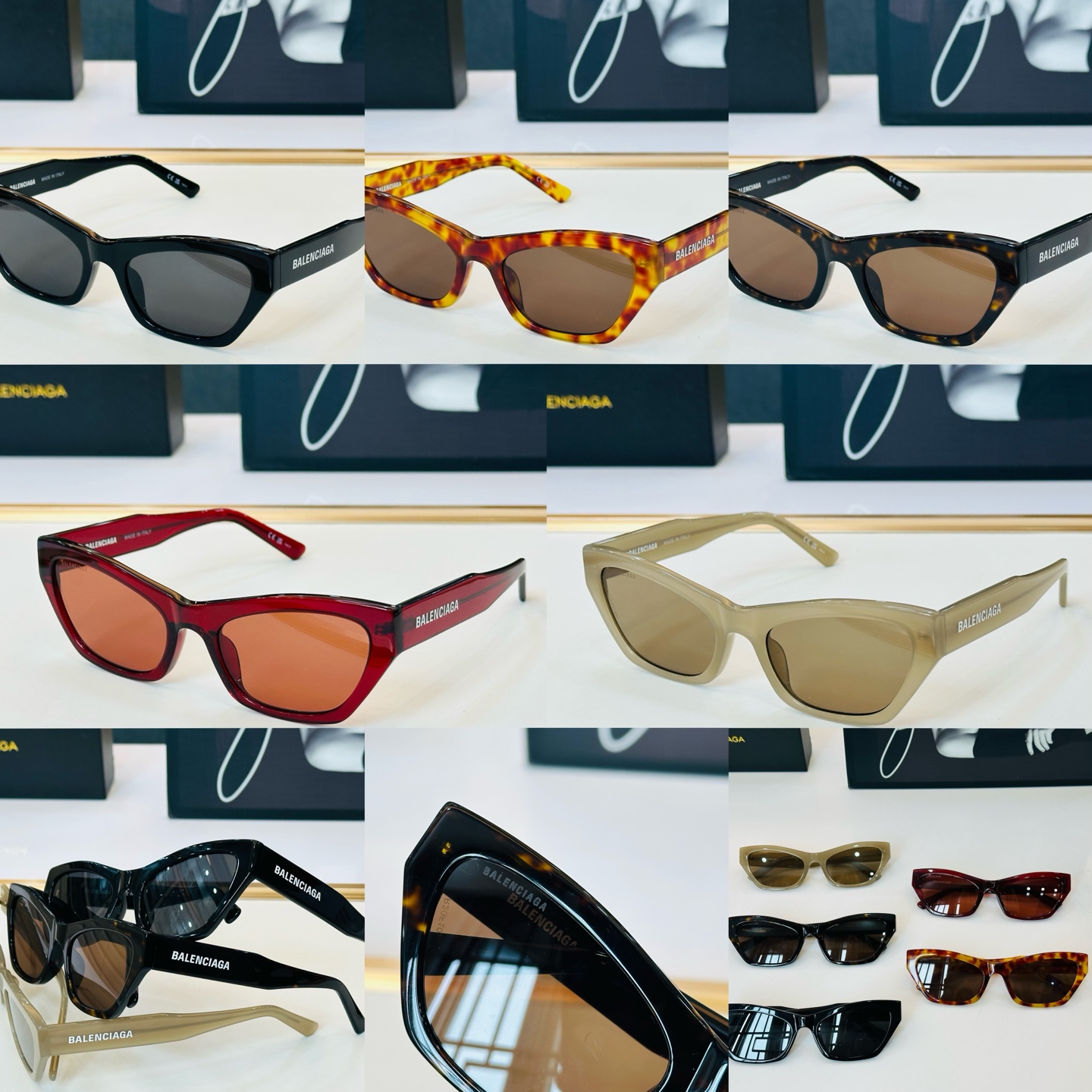 BALENCIAGA巴黎世家 BB0447S Size：56口20-145 版型很特别的设计让人一眼爱上