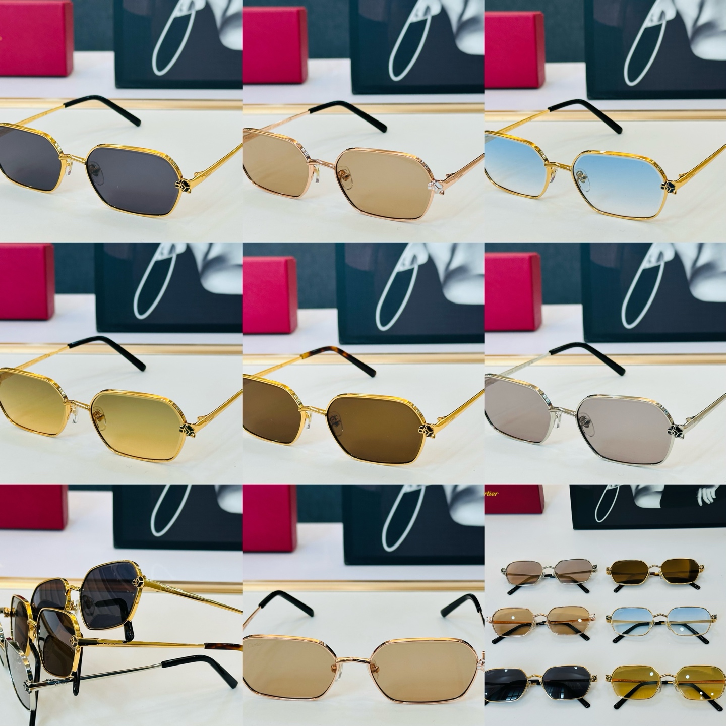 Cartie* 卡家 太阳镜 CT0796S Size：56口17-143电镀工艺精湛气质十足！D男女同