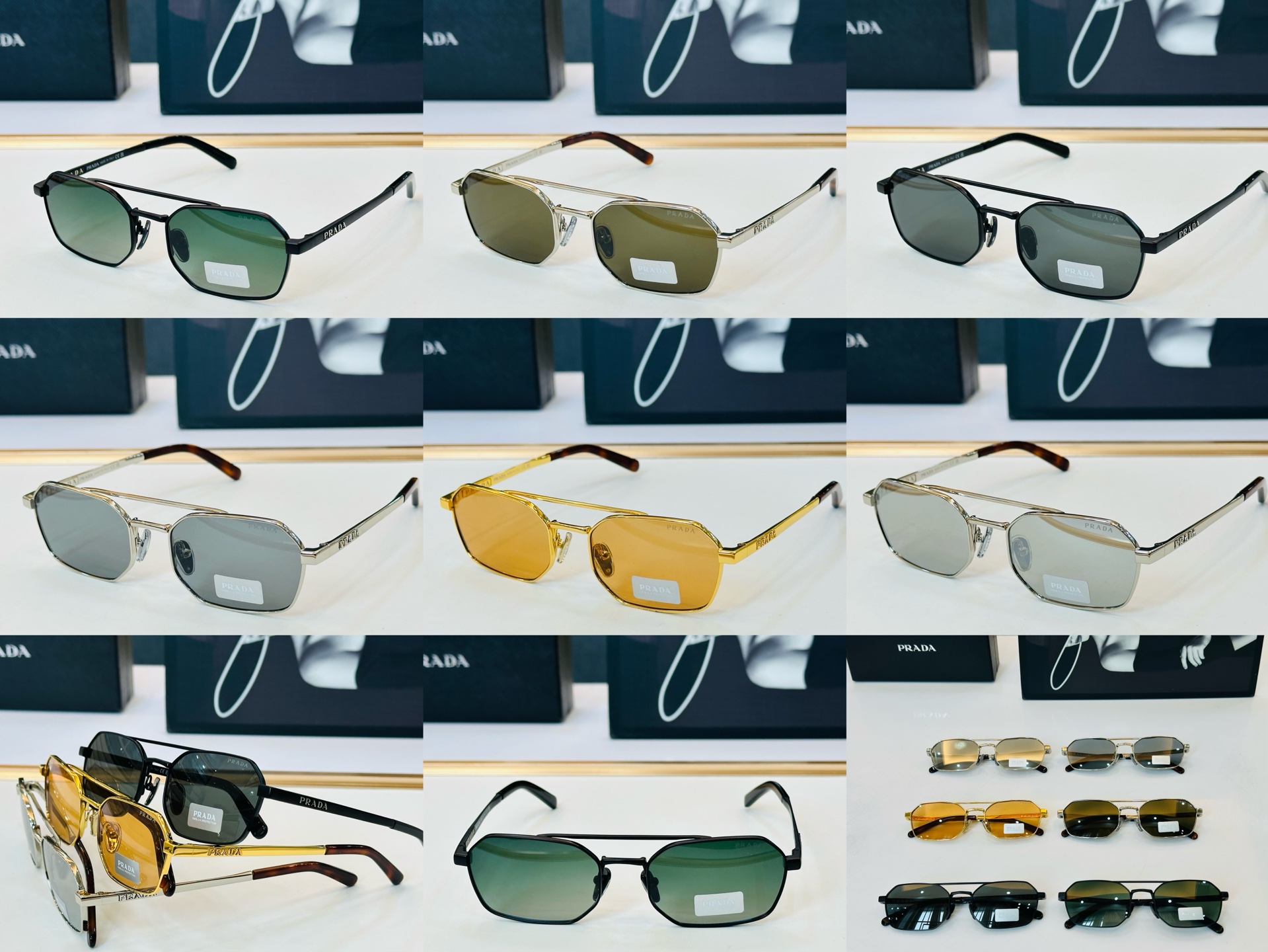 🔺PRAD*🔻普家 PR D53S Size：55口19-140 眼镜系列堪称精湛制作 彰显独特个性 M