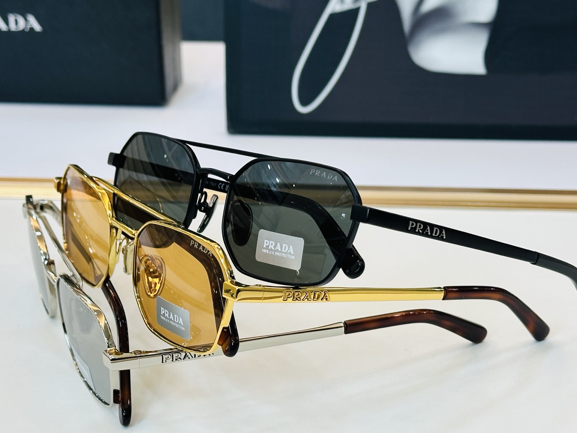 🔺PRAD*🔻普家 PR D53S Size：55口19-140 眼镜系列堪称精湛制作 彰显独特个性 M