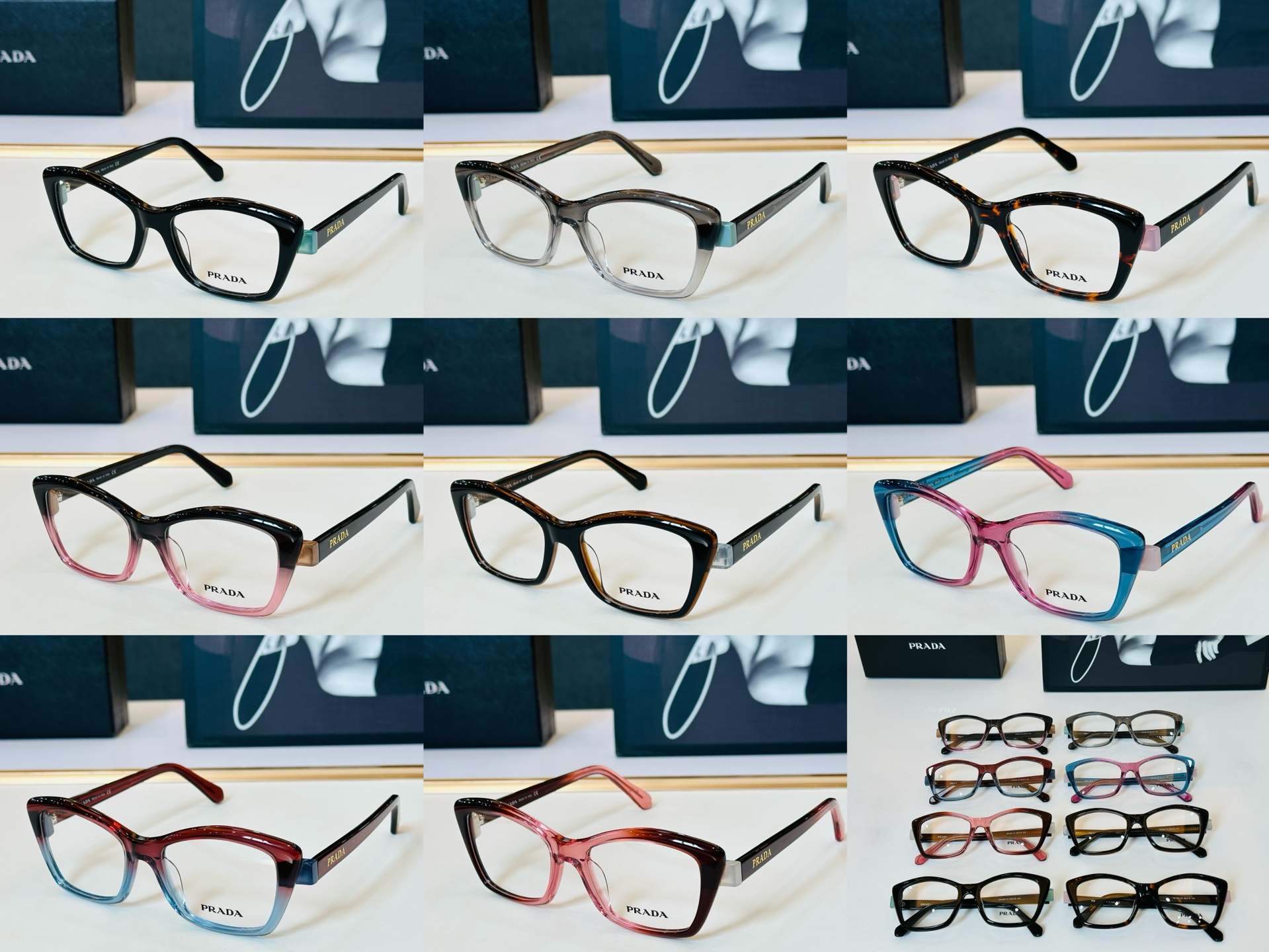 🔺PRAD*🔻普家 PRA02 Size：52口19-145 眼镜系列堪称精湛制作 彰显独特个 Z最新推