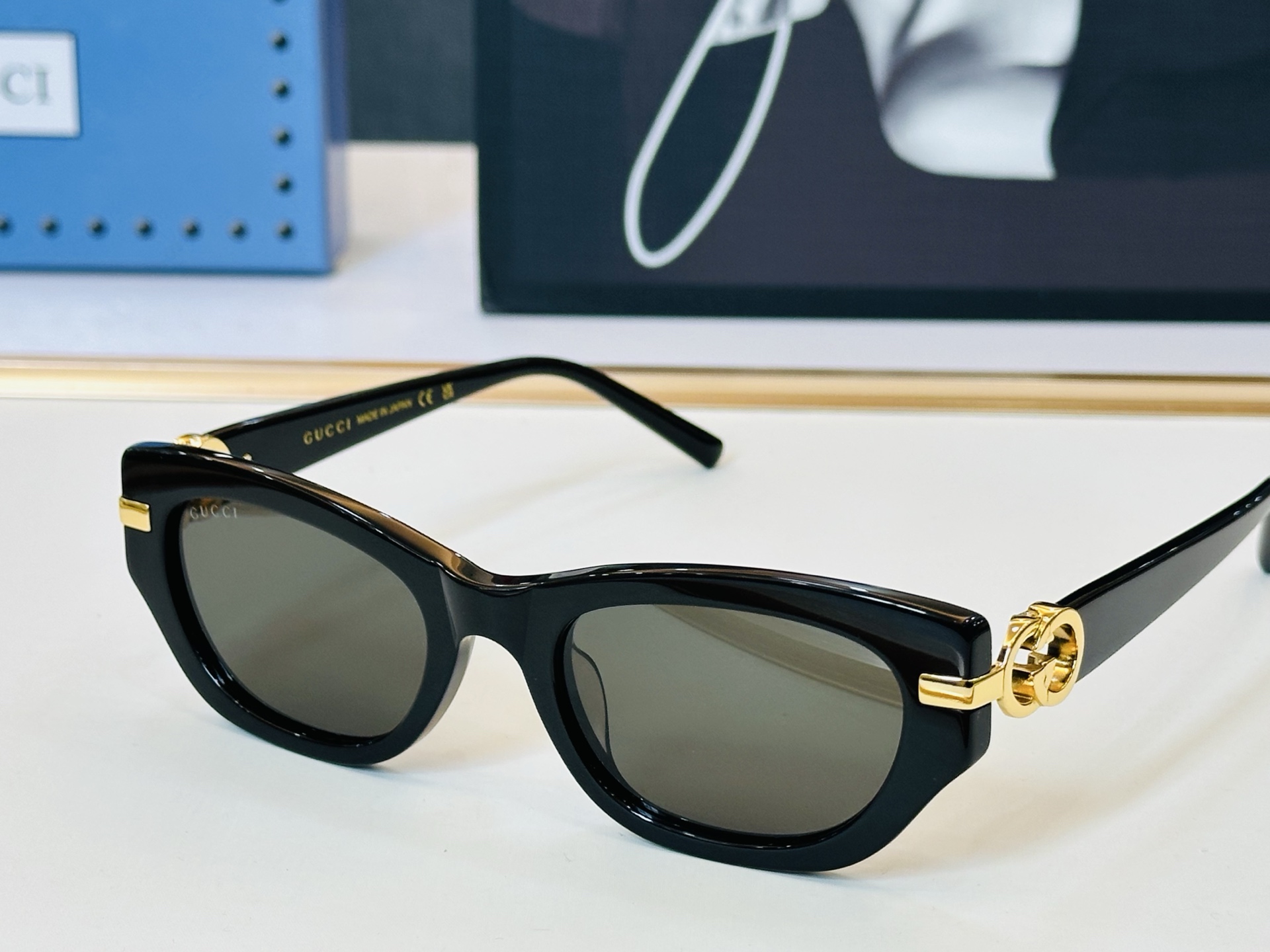 GUCC* 古家 GG2155S 🐝🐝系列 Size：53口20-145 🍁🍁q 超绝品质 太阳镜 。