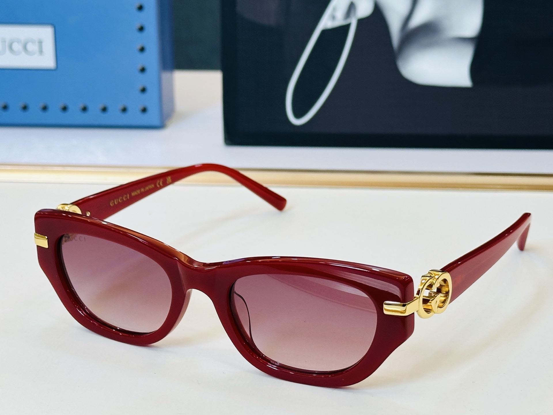 GUCC* 古家 GG2155S 🐝🐝系列 Size：53口20-145 🍁🍁q 超绝品质 太阳镜 。