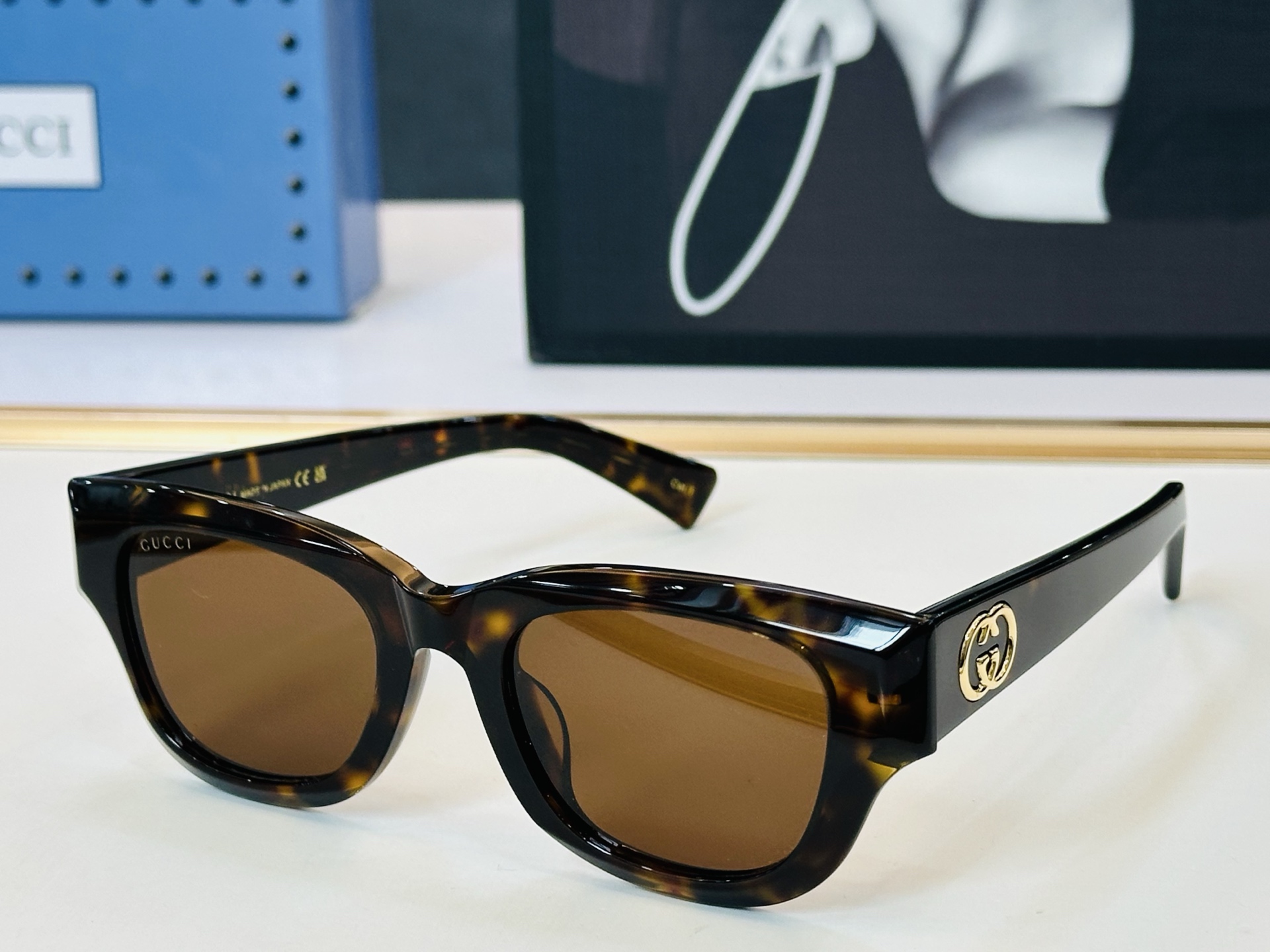 🔺GUCC*🔻 古家GG2202S Size：53口20-145 女士款 原版墨镜搭配镜框🔝🔝时尚靓丽 