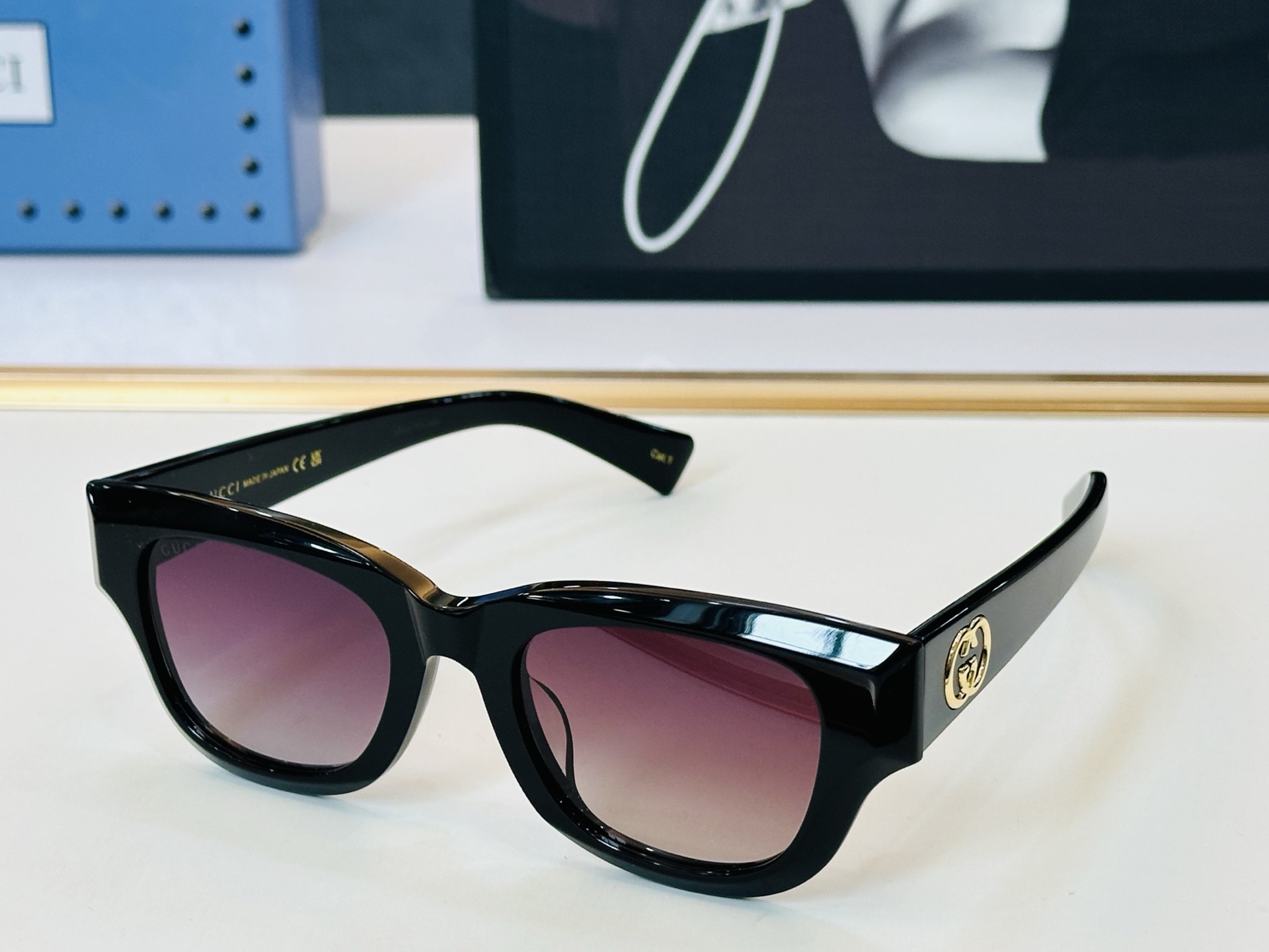 🔺GUCC*🔻 古家GG2202S Size：53口20-145 女士款 原版墨镜搭配镜框🔝🔝时尚靓丽 