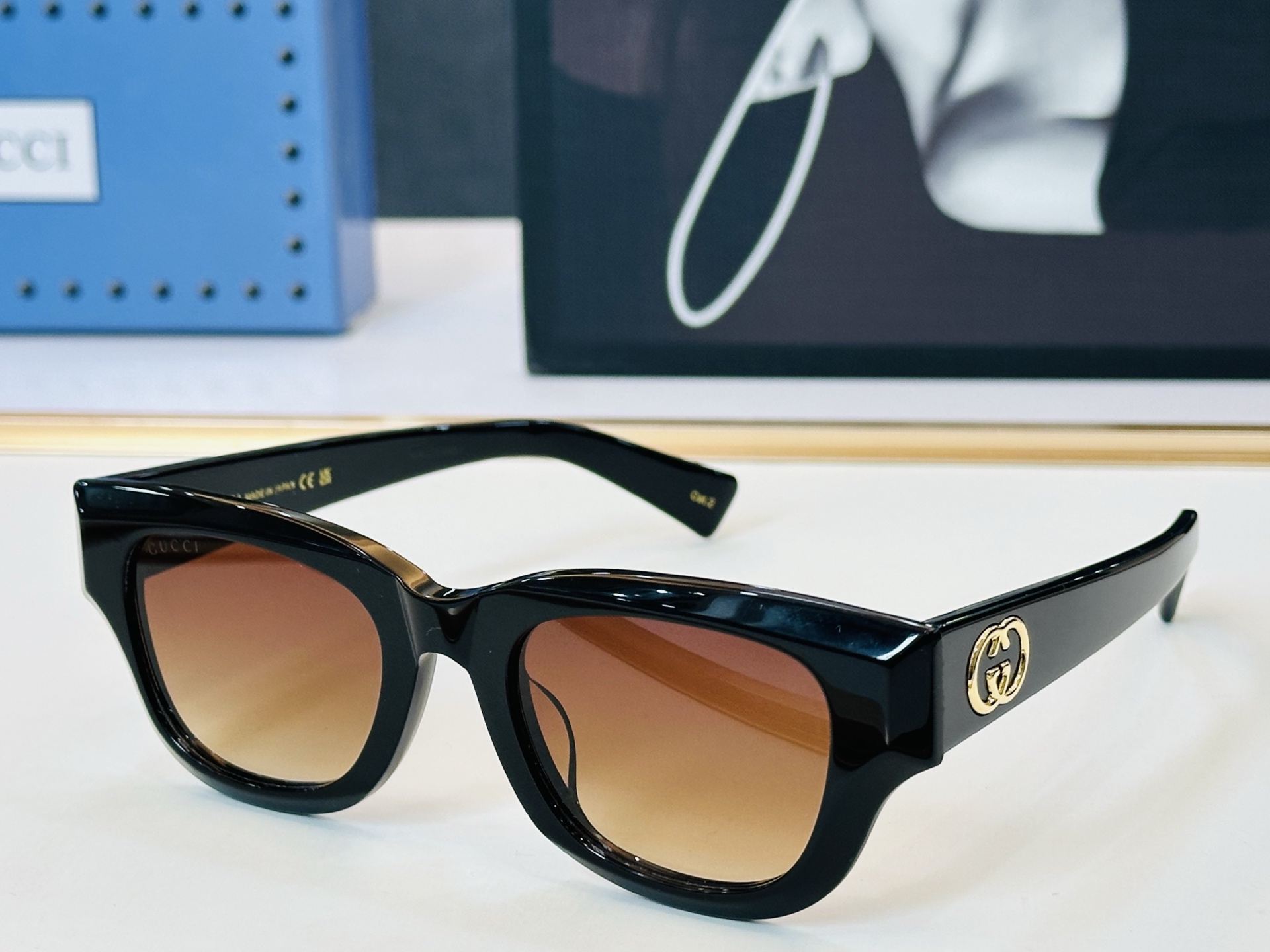 🔺GUCC*🔻 古家GG2202S Size：53口20-145 女士款 原版墨镜搭配镜框🔝🔝时尚靓丽 