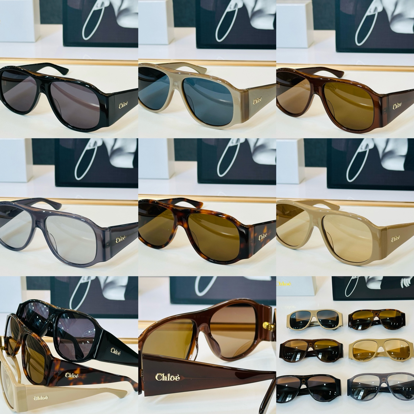 CHLOE 克罗伊 CH0347S Size：60口14-135 简单大方 📨🏖 独特个性设计 网红心头