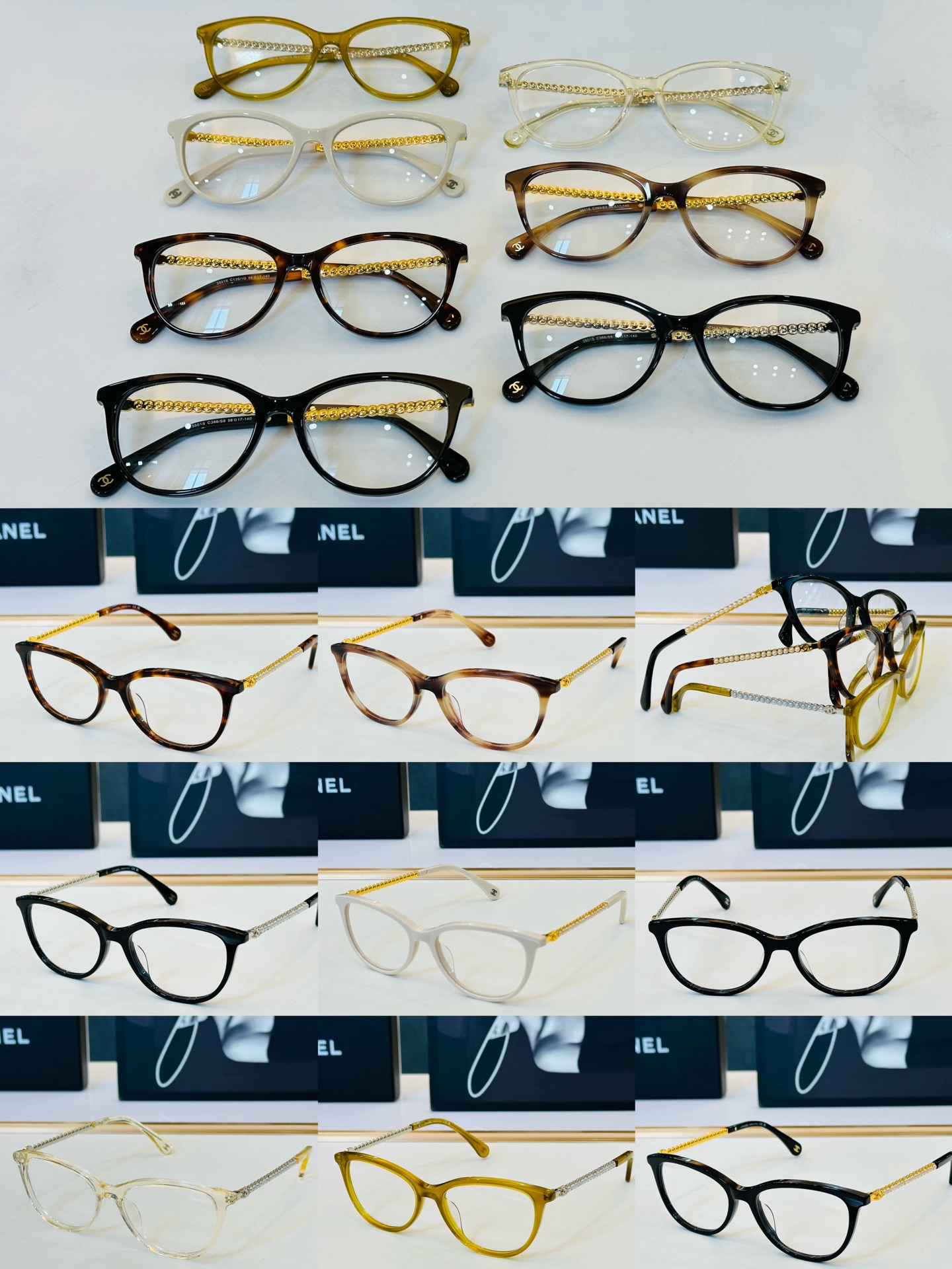 CHANE*香家 CH3501S SIZE：56口17-140 潮流爆款 太阳镜 😍😍高品质 F网红潮款