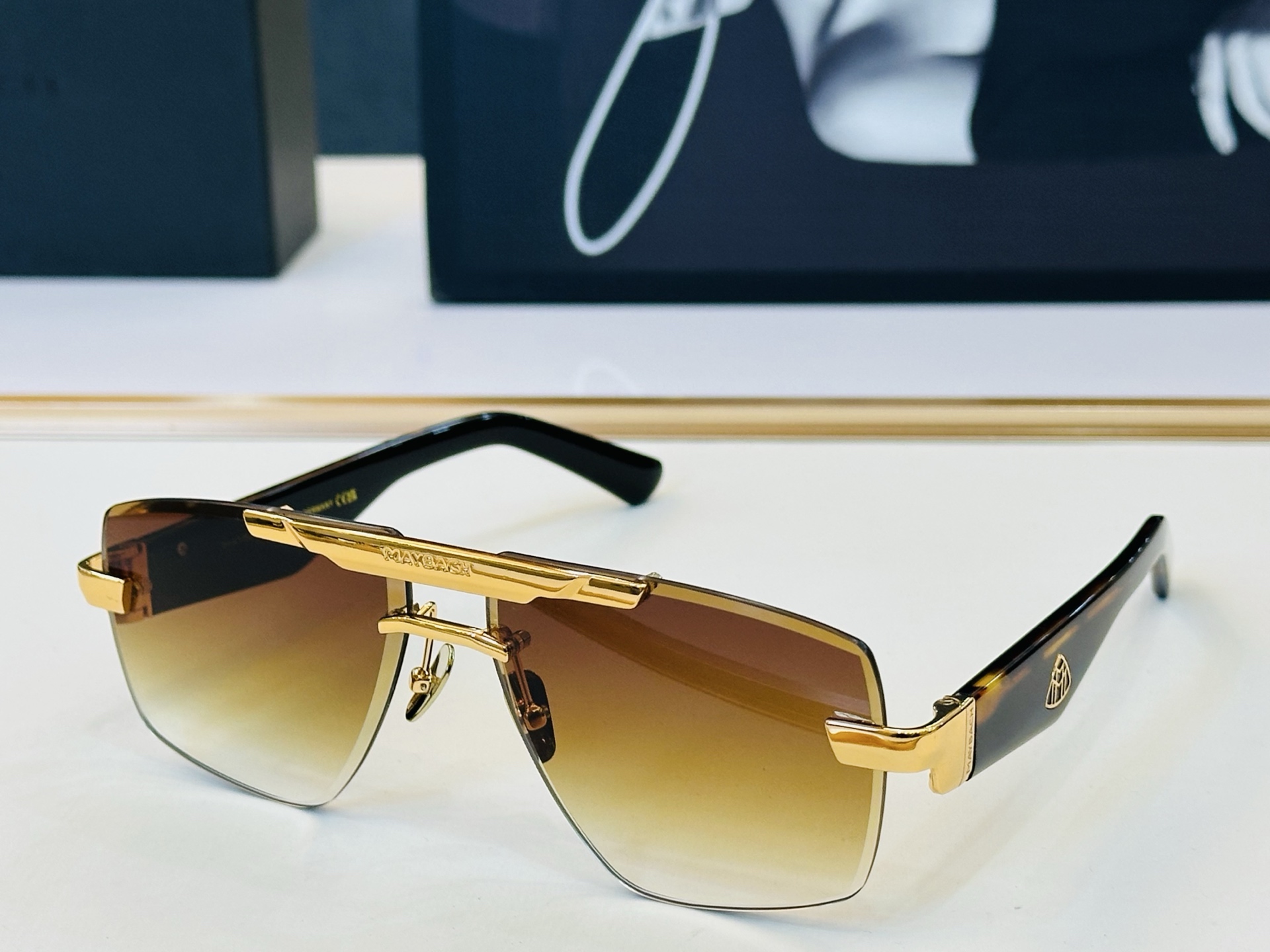 高品质 迈巴赫 🎉🎉做工精美💕💕MAYBAC*H Z1891 Size：61口13-142 质感十足 J