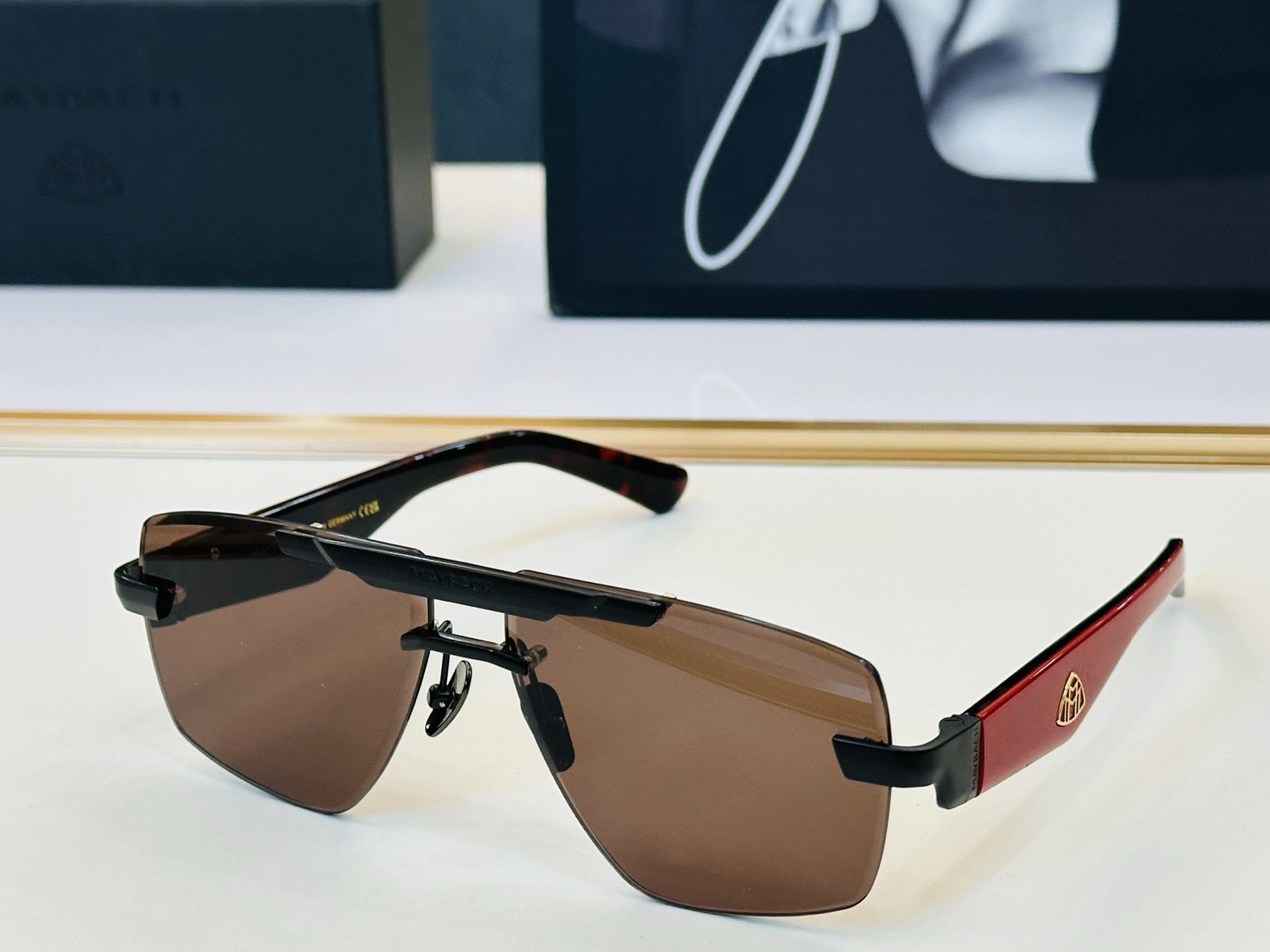 高品质 迈巴赫 🎉🎉做工精美💕💕MAYBAC*H Z1891 Size：61口13-142 质感十足 J