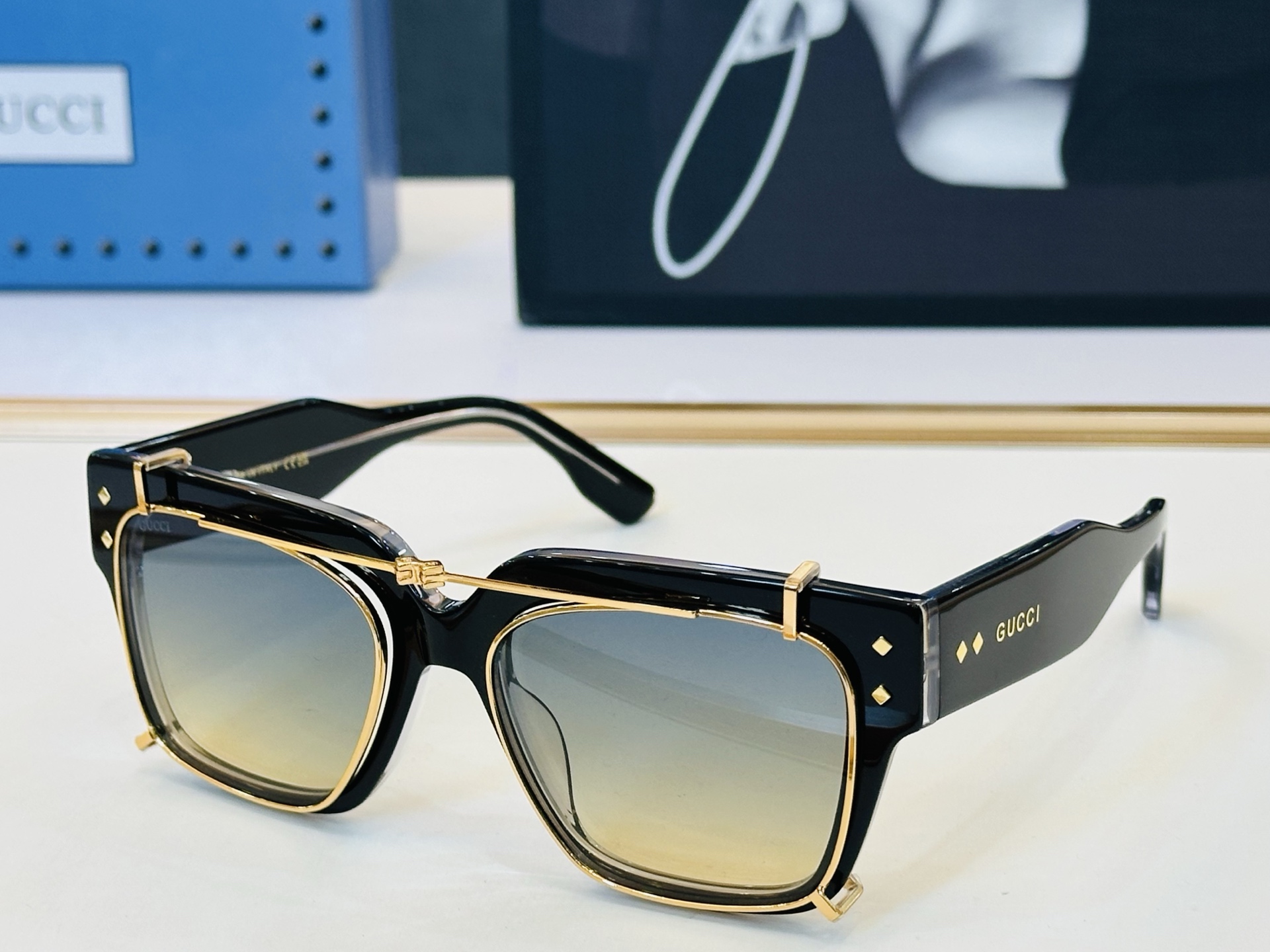 GUCC* 古家 GG1084S 🐝🐝系列 Size：55口18-145 🍁🍁J超绝品质 太阳镜。