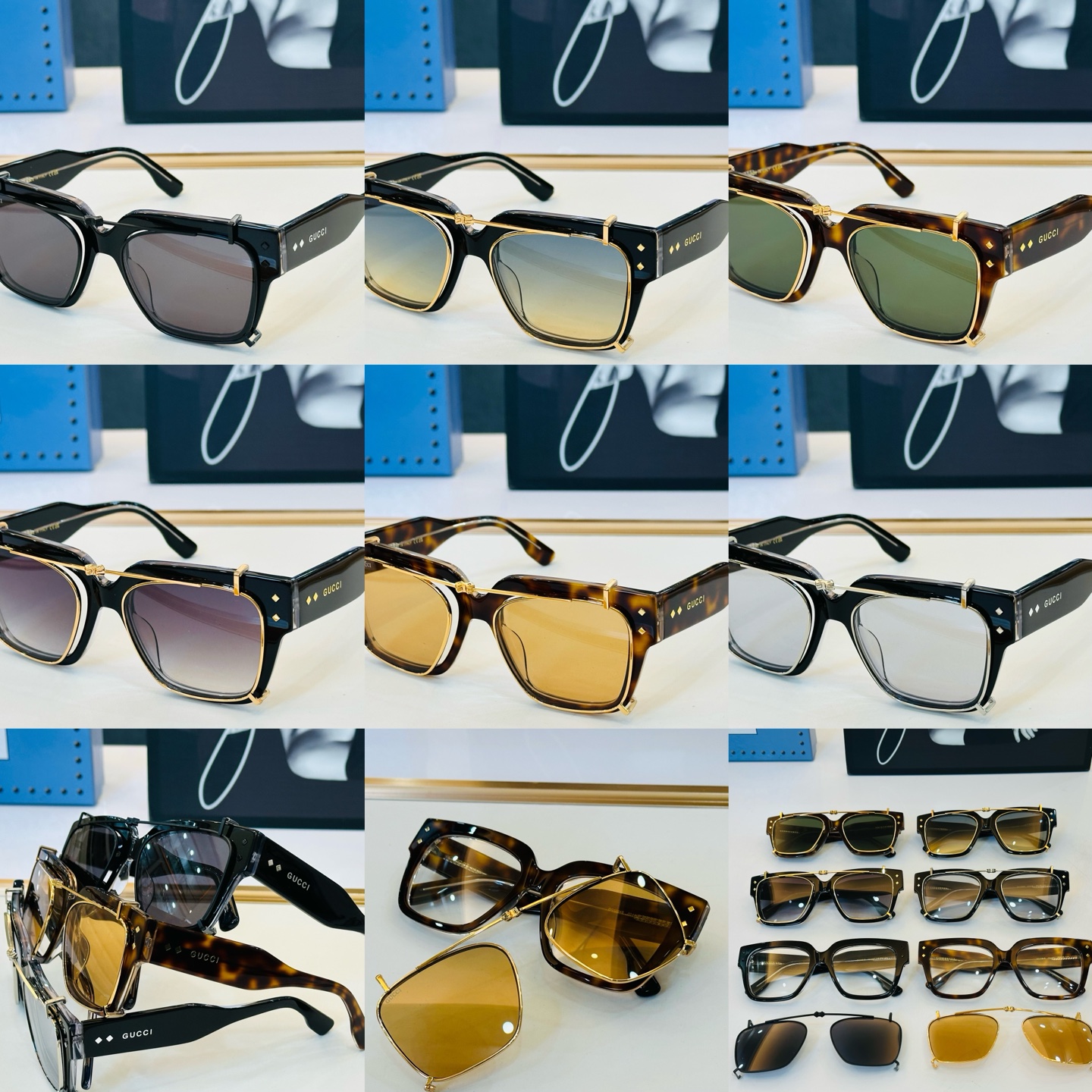 GUCC* 古家 GG1084S 🐝🐝系列 Size：55口18-145 🍁🍁J超绝品质 太阳镜。