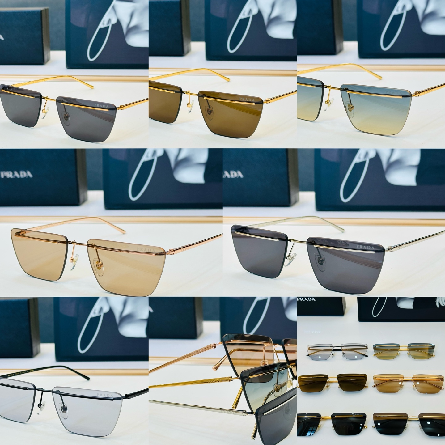 🔺PRAD*🔻普家 PR1887S Size：62口18-145 眼镜系列堪称精湛制作 彰显独特个性 X