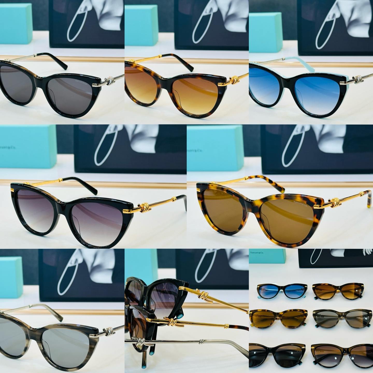 蒂芙家 Tiffany & CO. TF4253 Size：56口18-145 时尚太阳镜架 👍b多色可